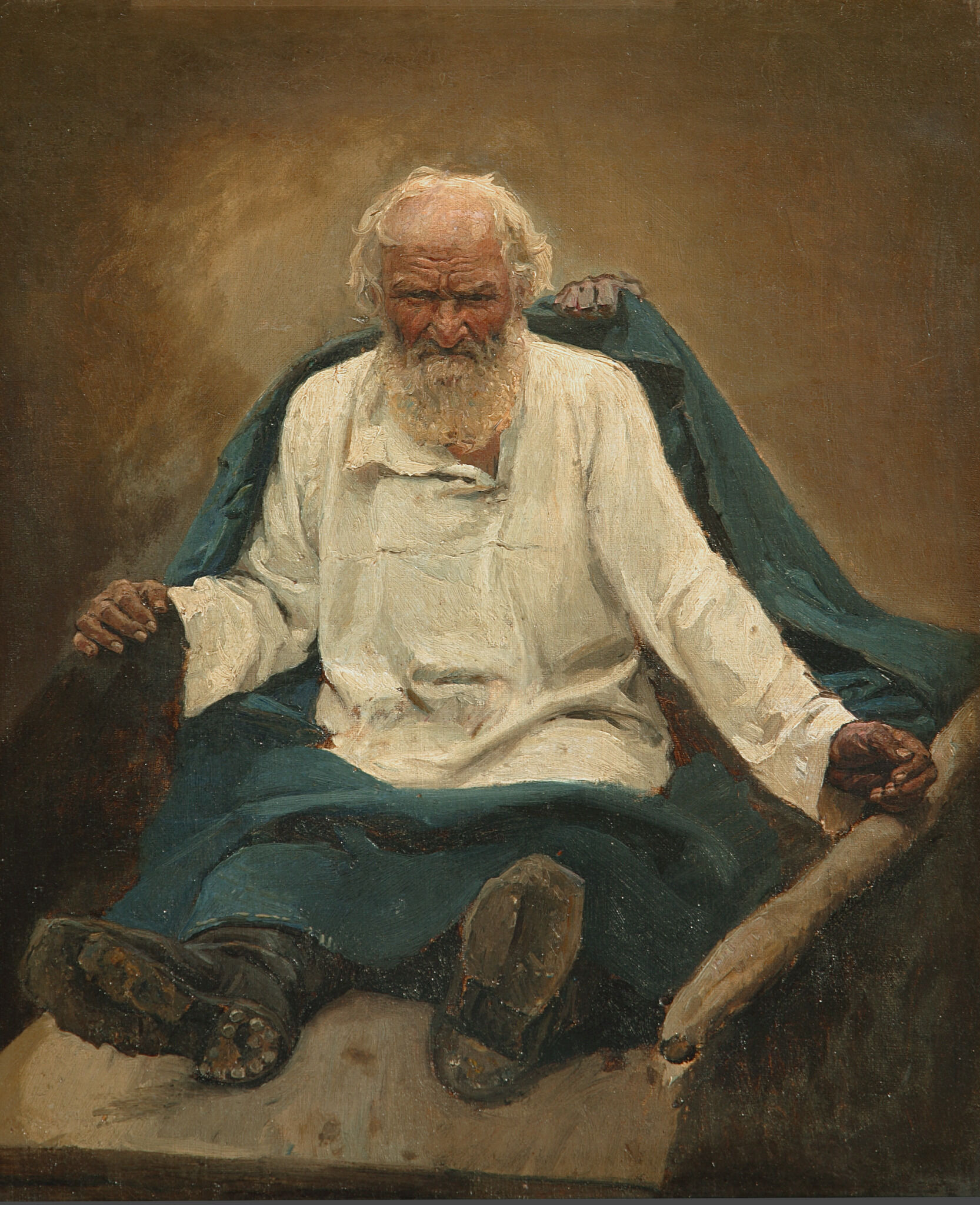 Седой стрелец, Vasily Surikov, 1879-1880