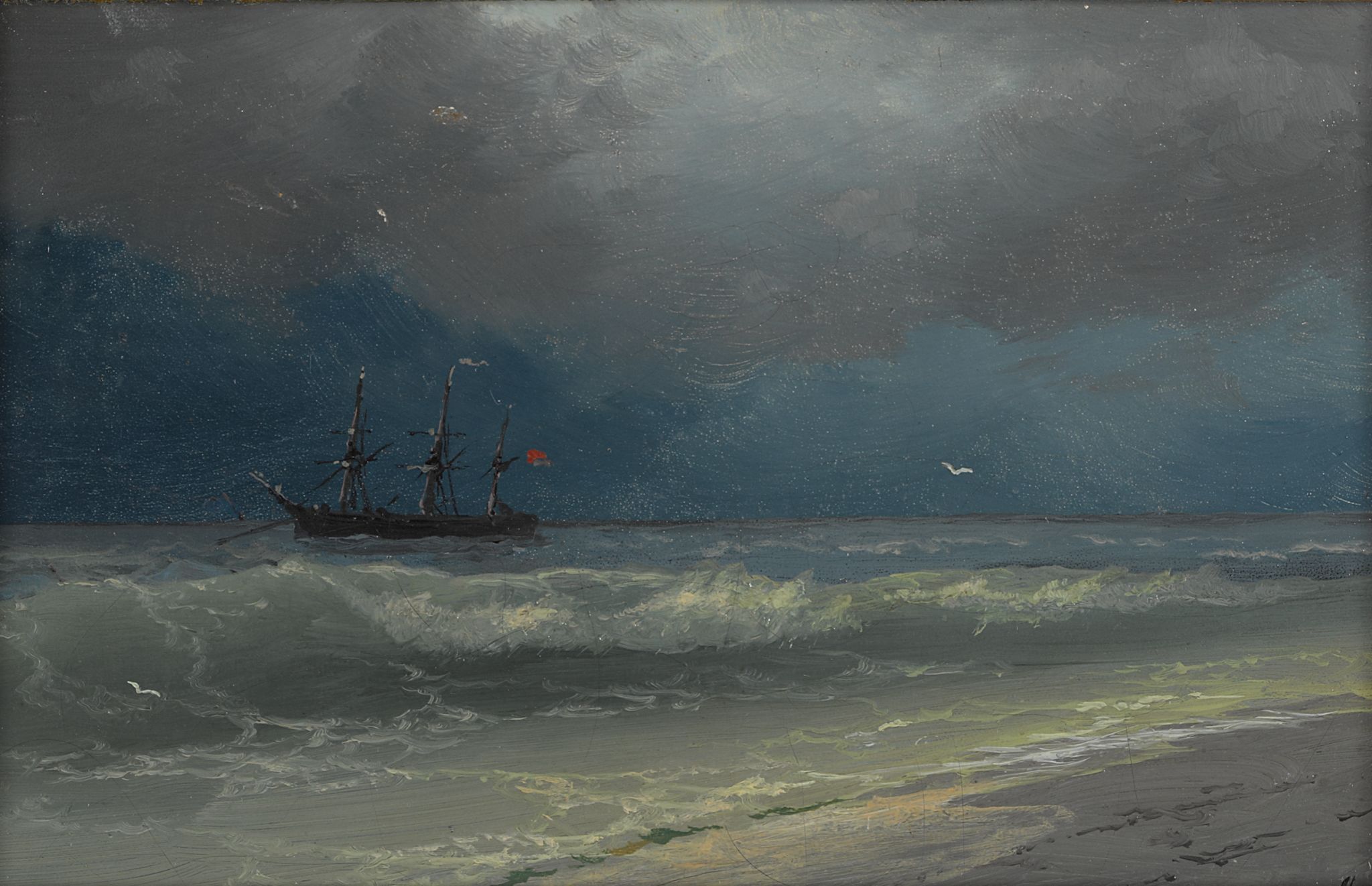 Перед бурей, Ivan Aivazovsky, 1898