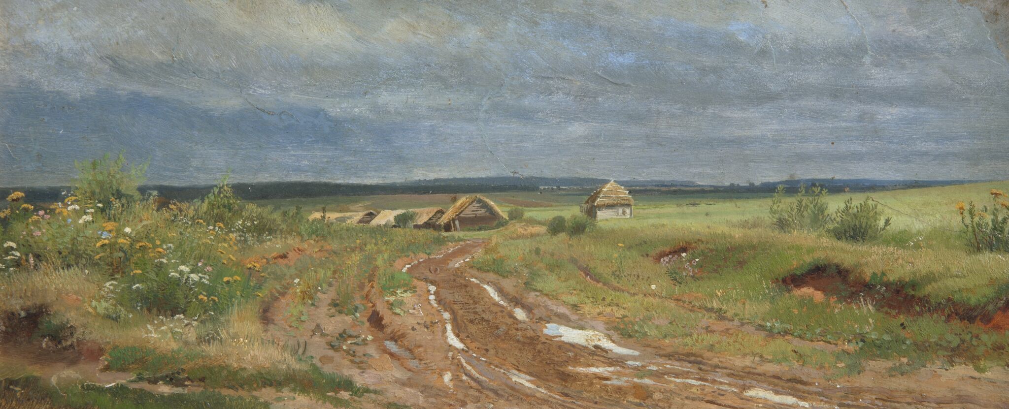Дорога, Ivan Shishkin, 1890s