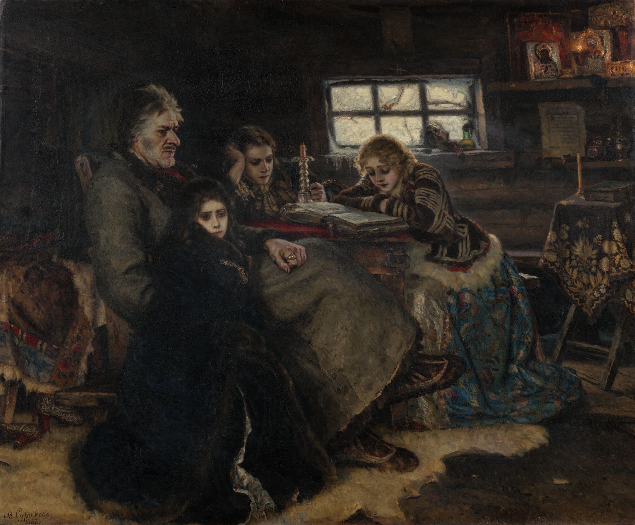 Меншиков в Березове, Vasily Surikov, 1883