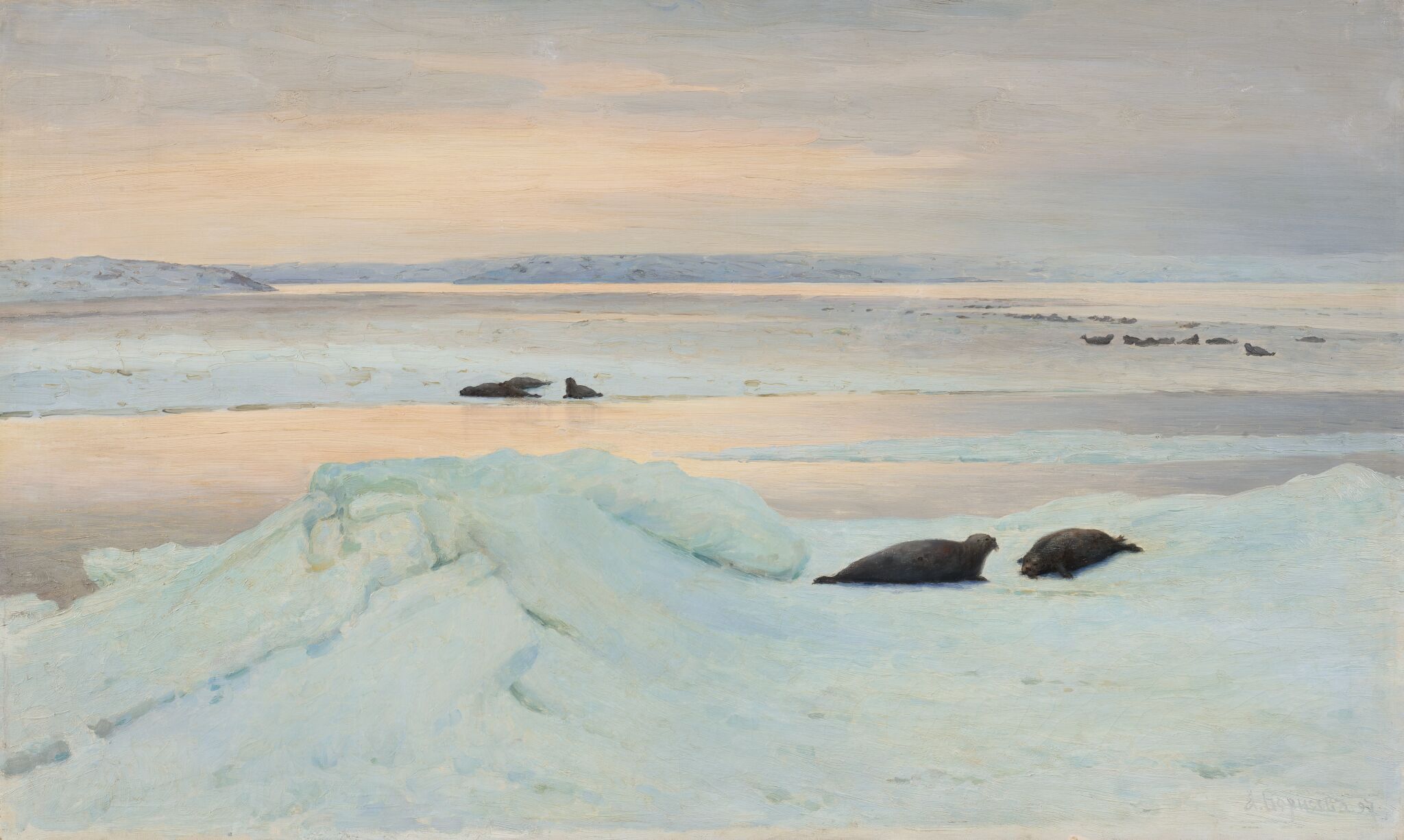 Весенняя полярная ночь, Aleksandr Borisov, 1897