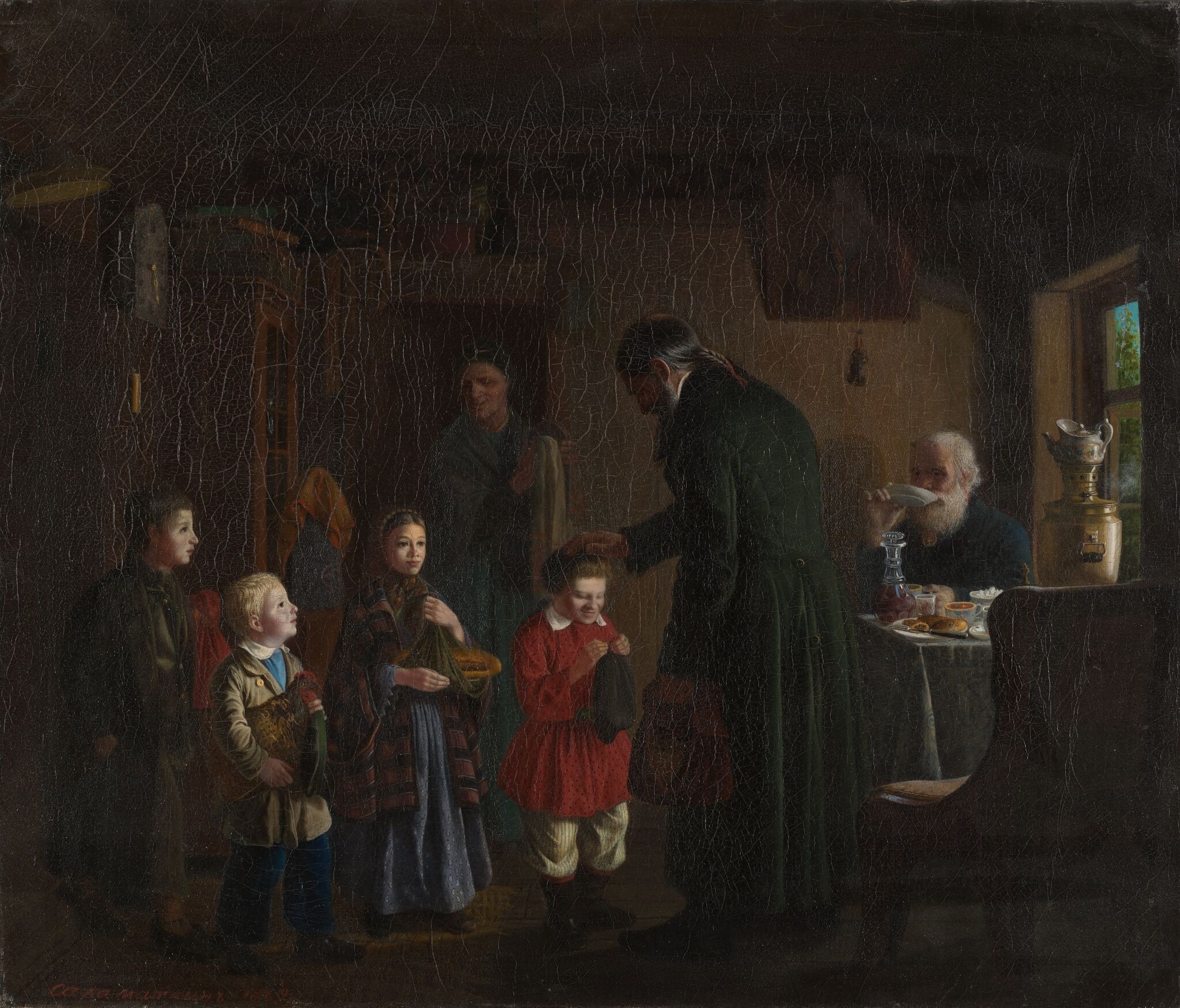 Именины дьячка, Соломаткин Леонид, 1862