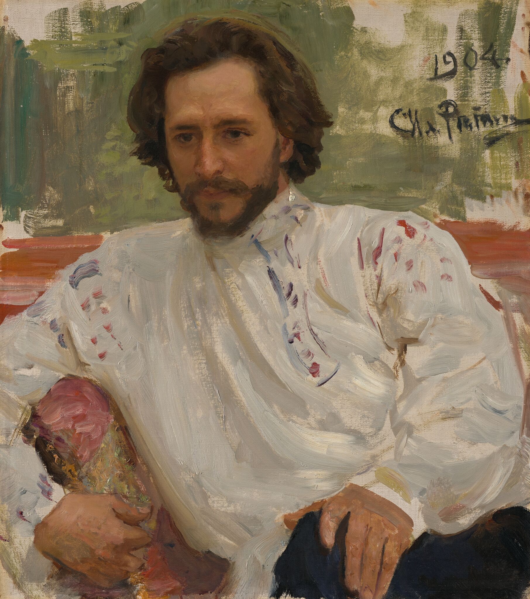 Портрет Л.Н. Андреева, Ilya Repin, 1904