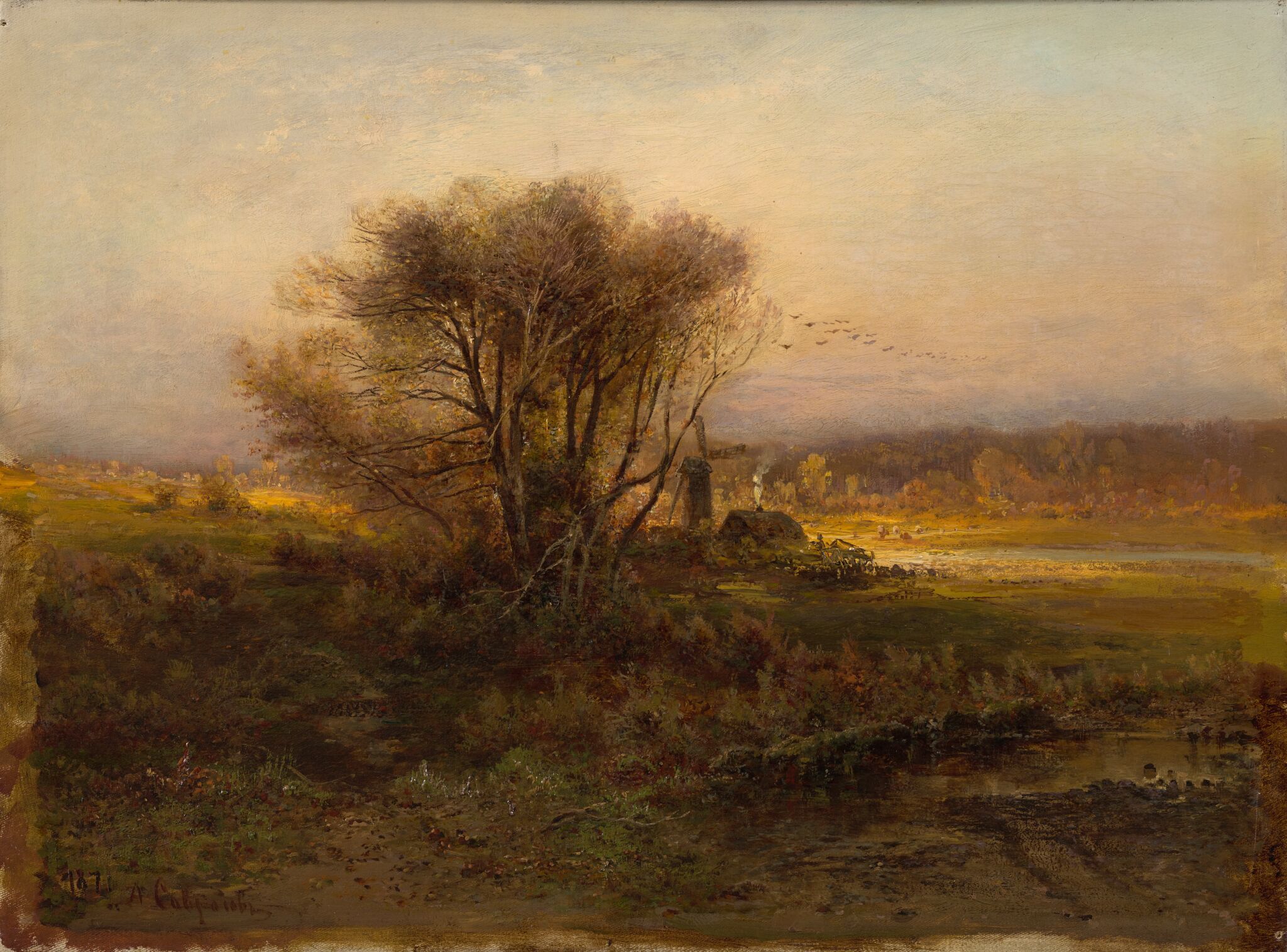 Осень, Alexei Savrasov, 1871