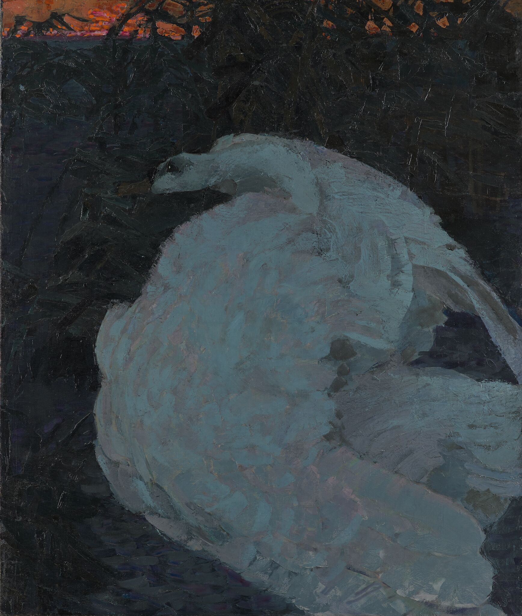Лебедь, Mikhail Vrubel, 1901