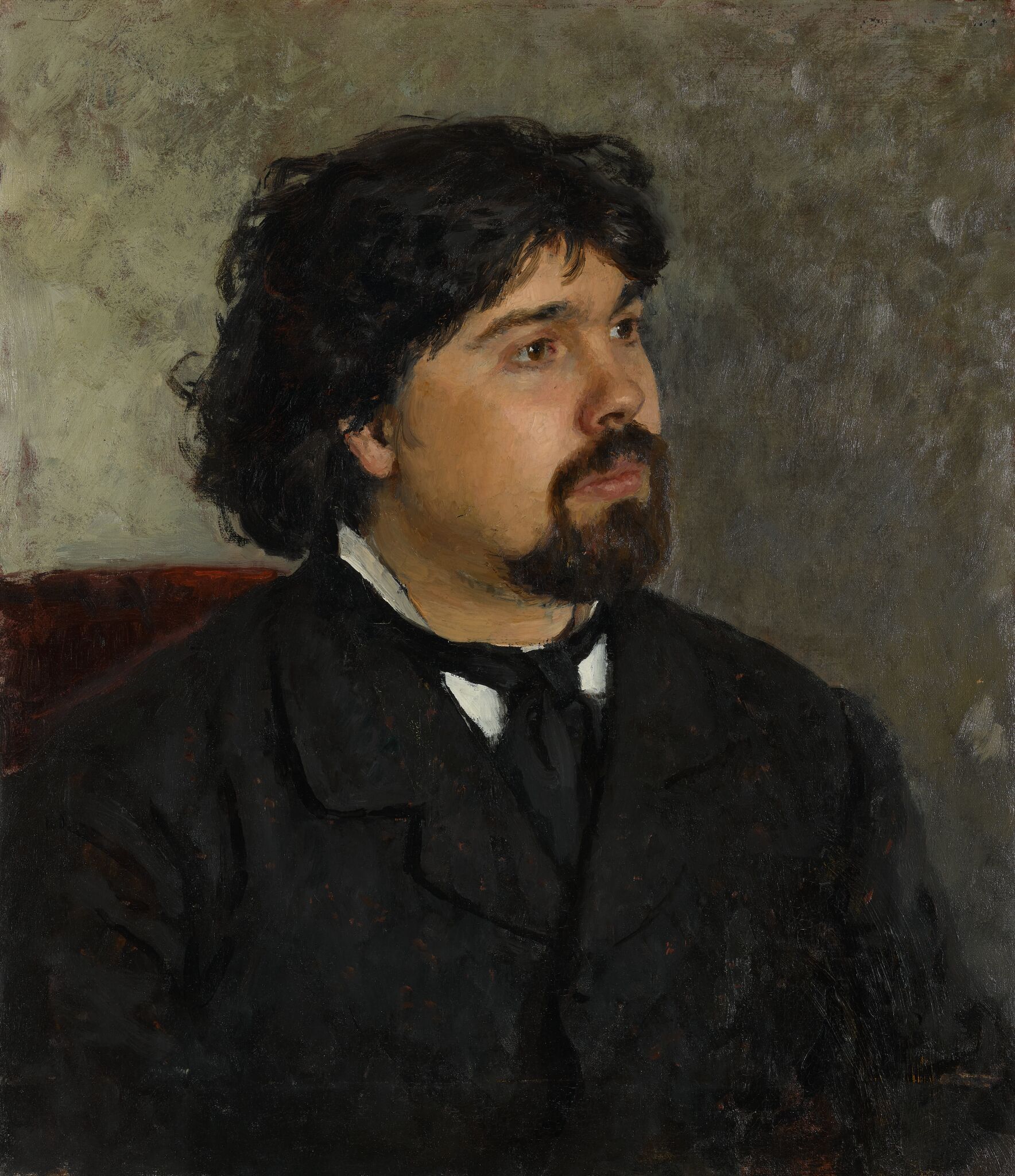 Портрет В.И. Сурикова , Ilya Repin, 1877