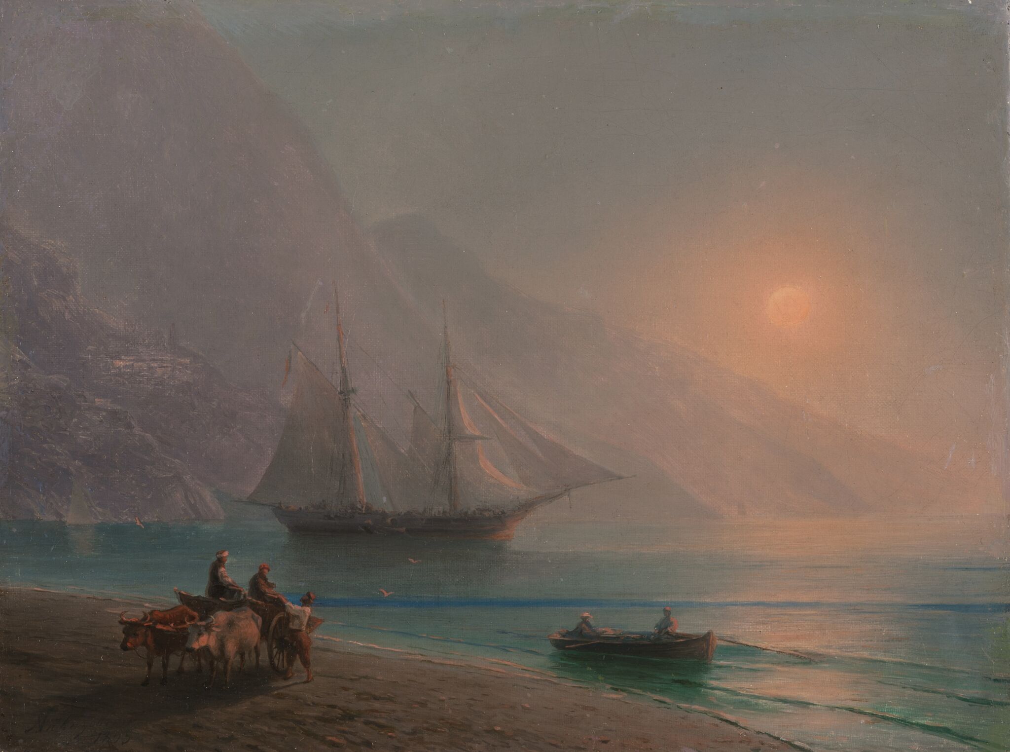 Туман на море, Ivan Aivazovsky, 1895