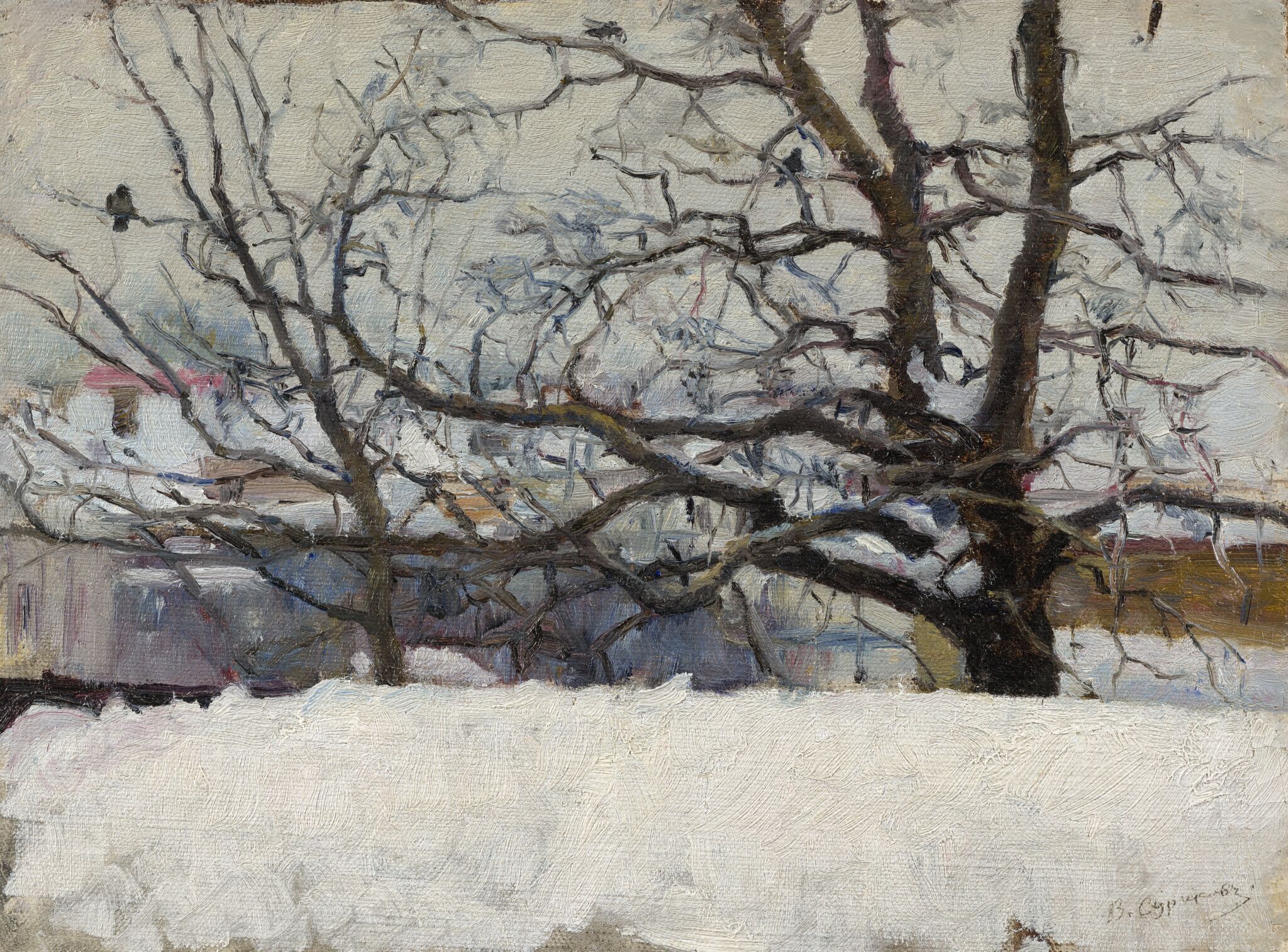 Зима в Москве, Vasily Surikov, 1884–1885
