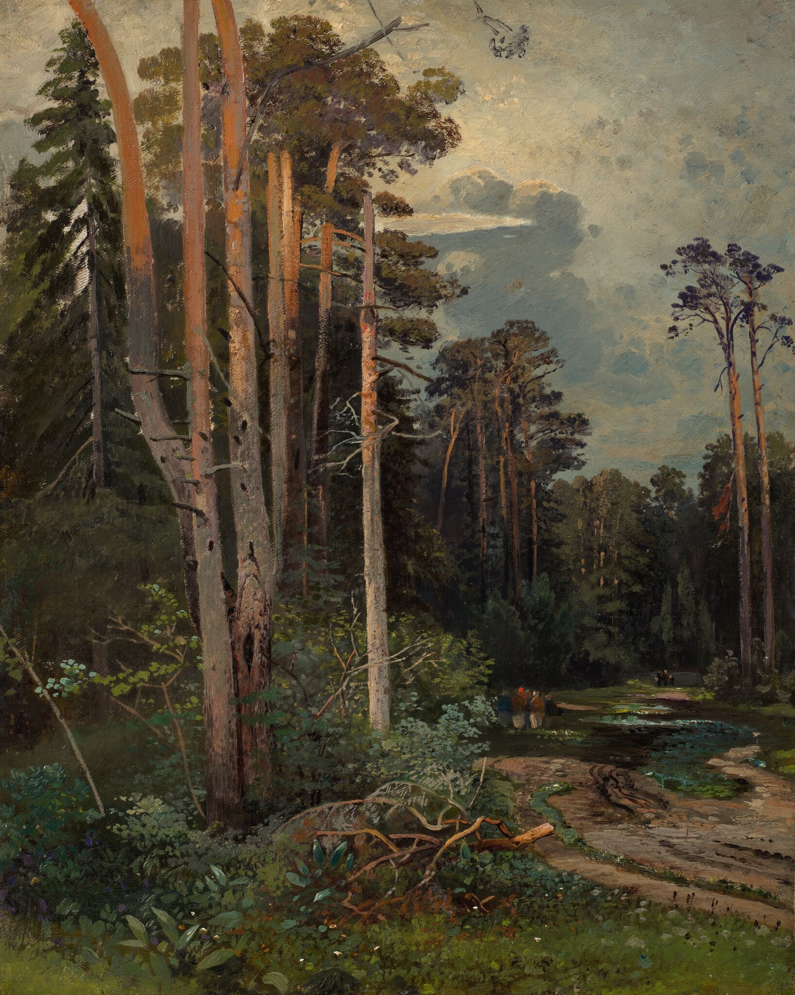 Лесная дорога в Сокольниках, Alexei Savrasov, 1871