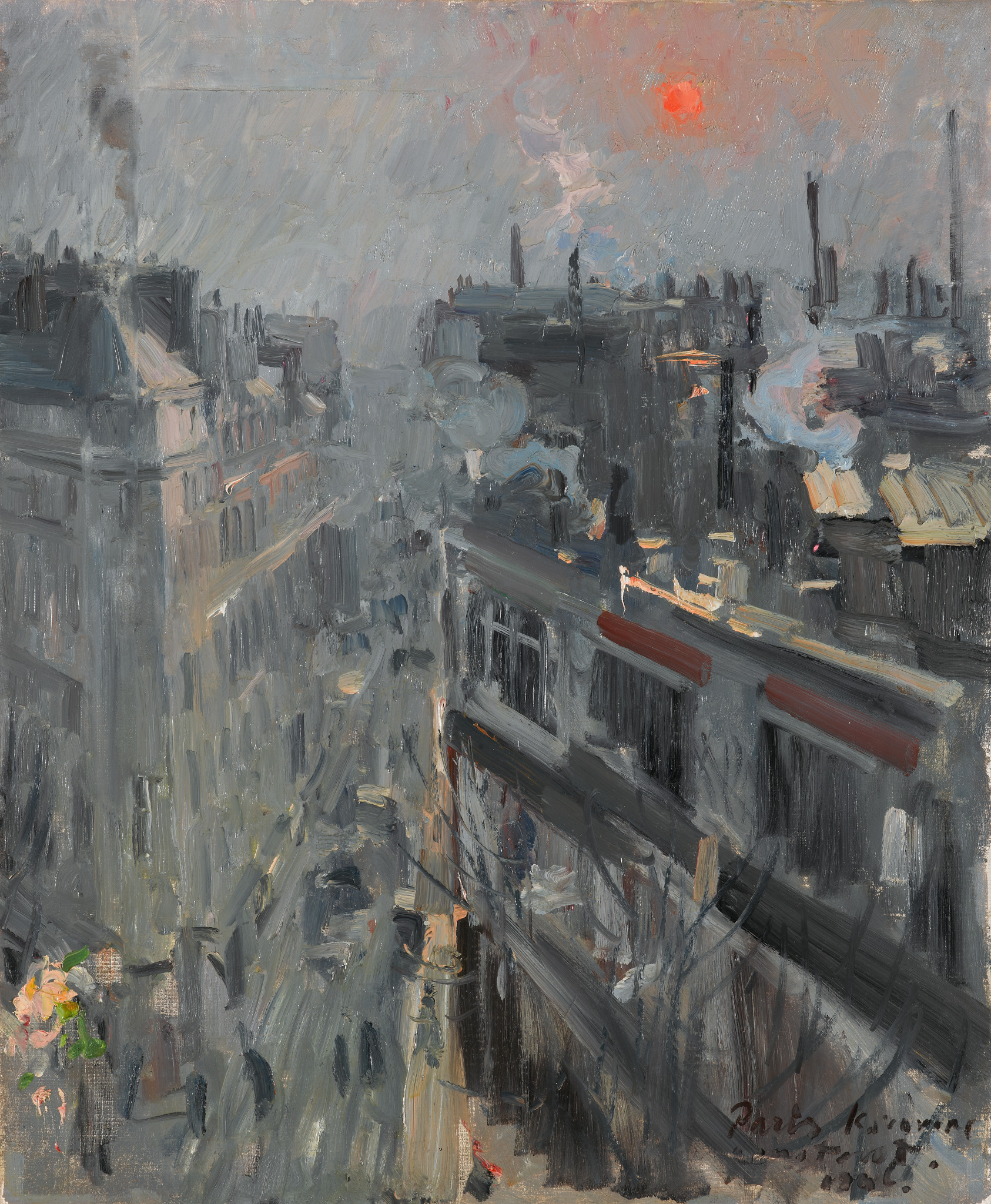 Париж утром, Konstantin Korovin, 1906
