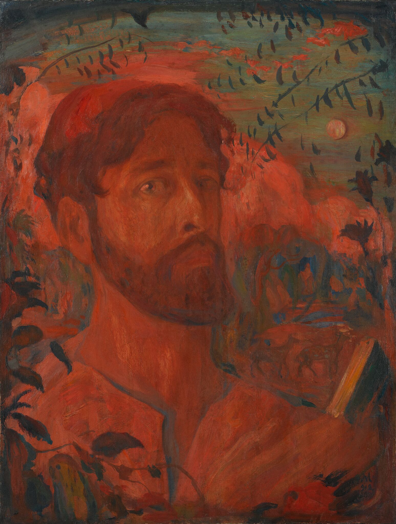 Автопортрет, Nikolay Milioti (Millioti, Milliotti), 1912