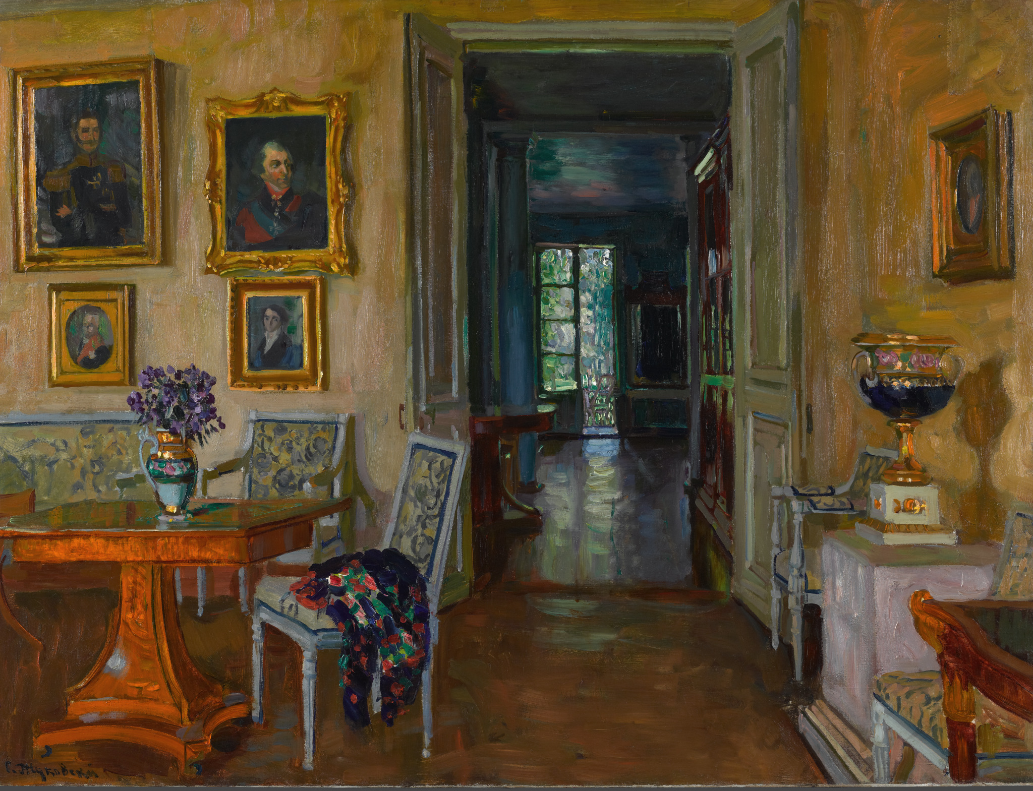 Комната в имении Брасово, Stanisław Żukowski, 1916