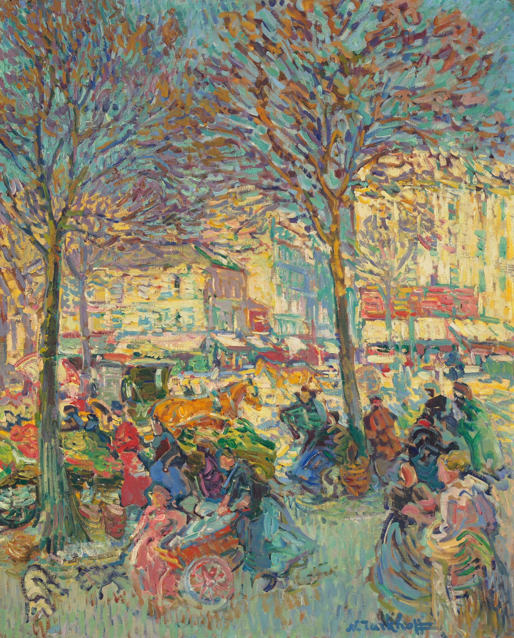 Конец рынка, Nicolas Tarkhov, 1907
