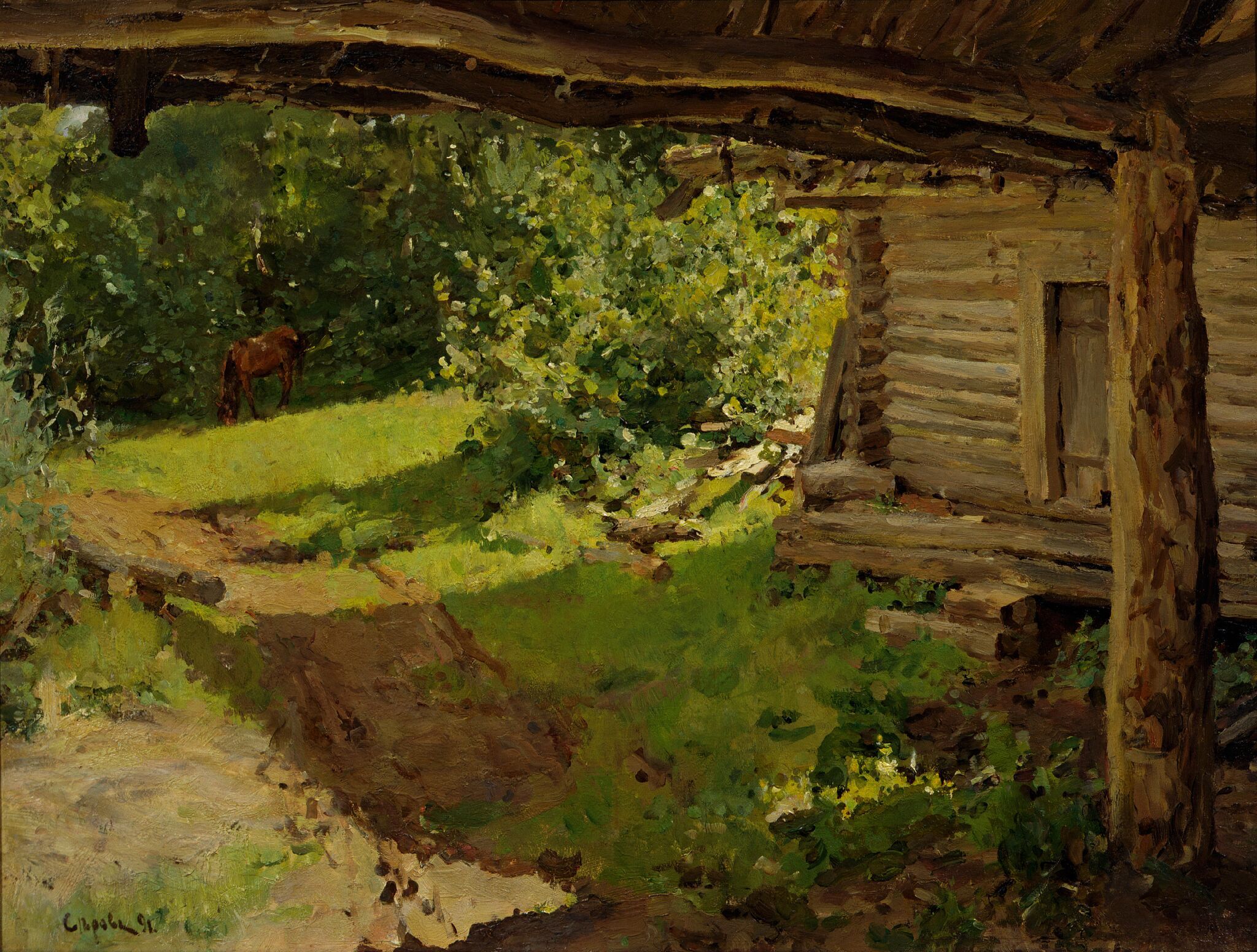 Летний пейзаж, Valentin Serov, 1891