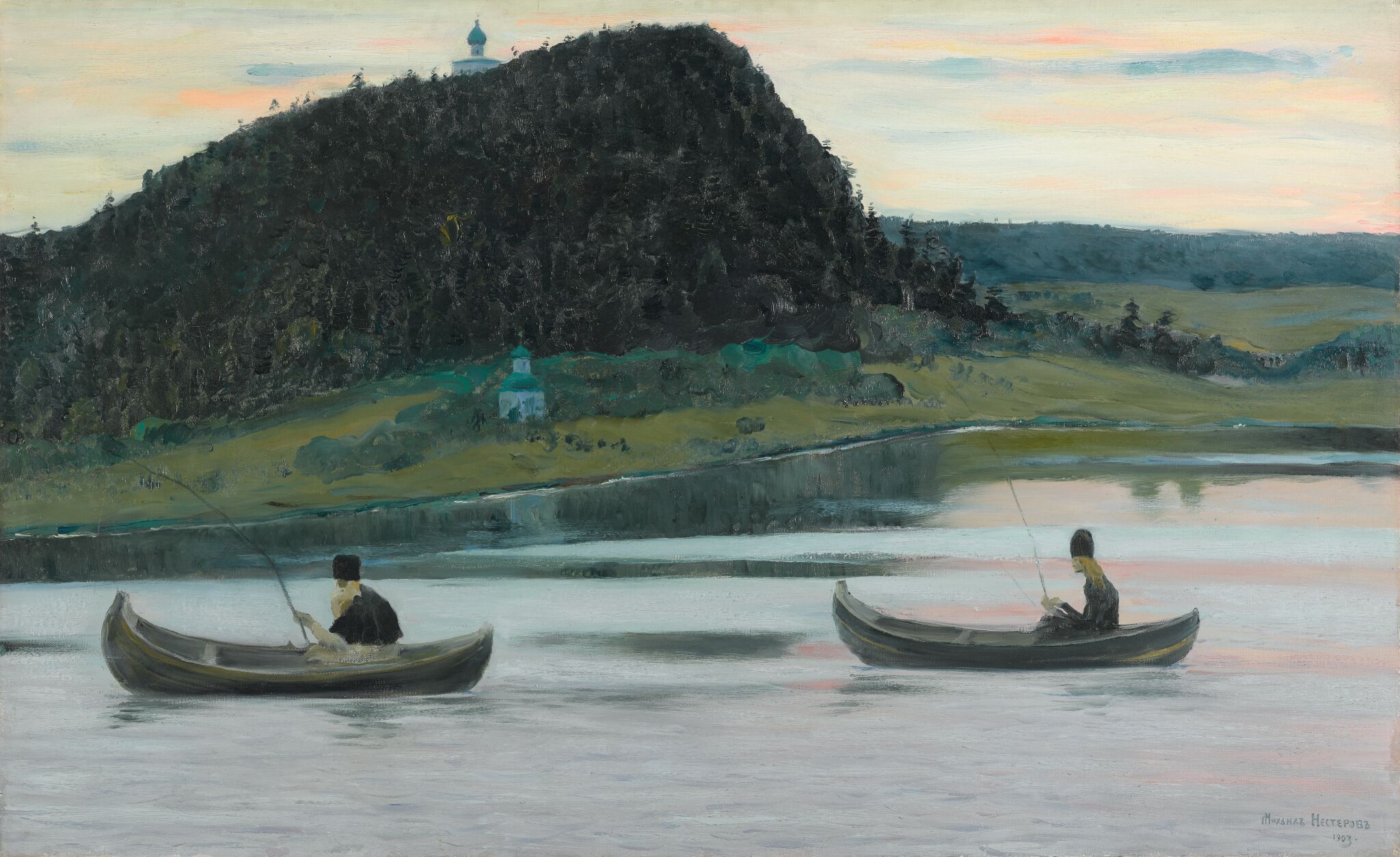 Молчание, Mikhail Nesterov, 1903