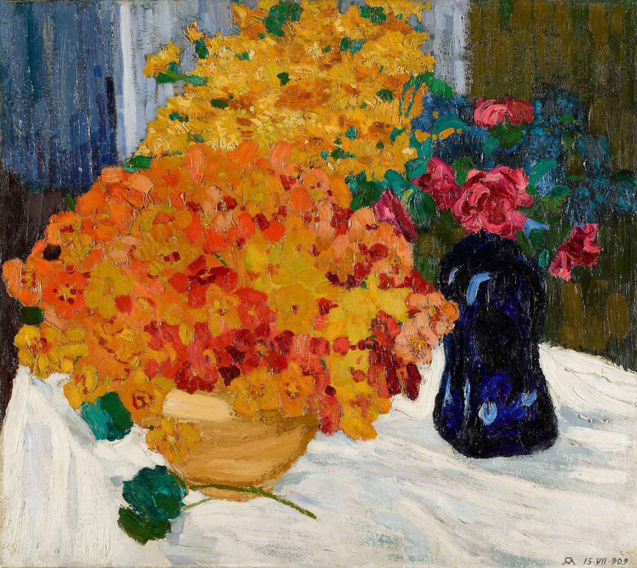Цветы, Mikhail Yakovlev, 1909