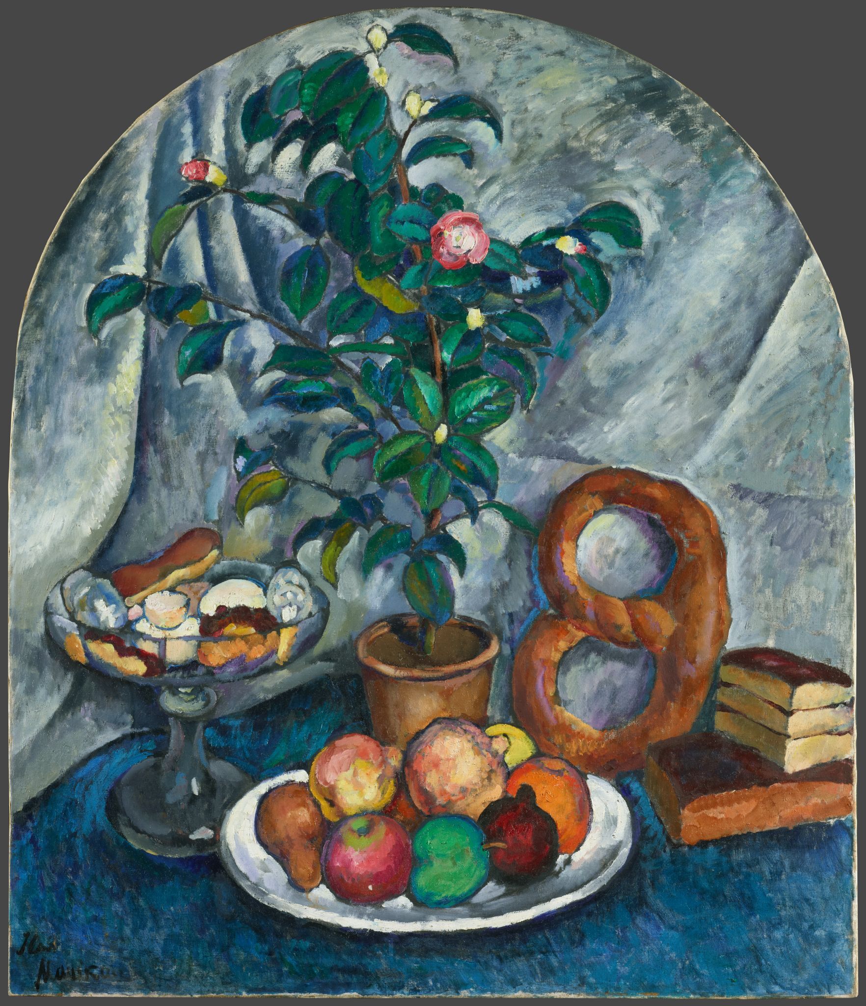 Натюрморт. Камелия, Ilya Mashkov, 1913