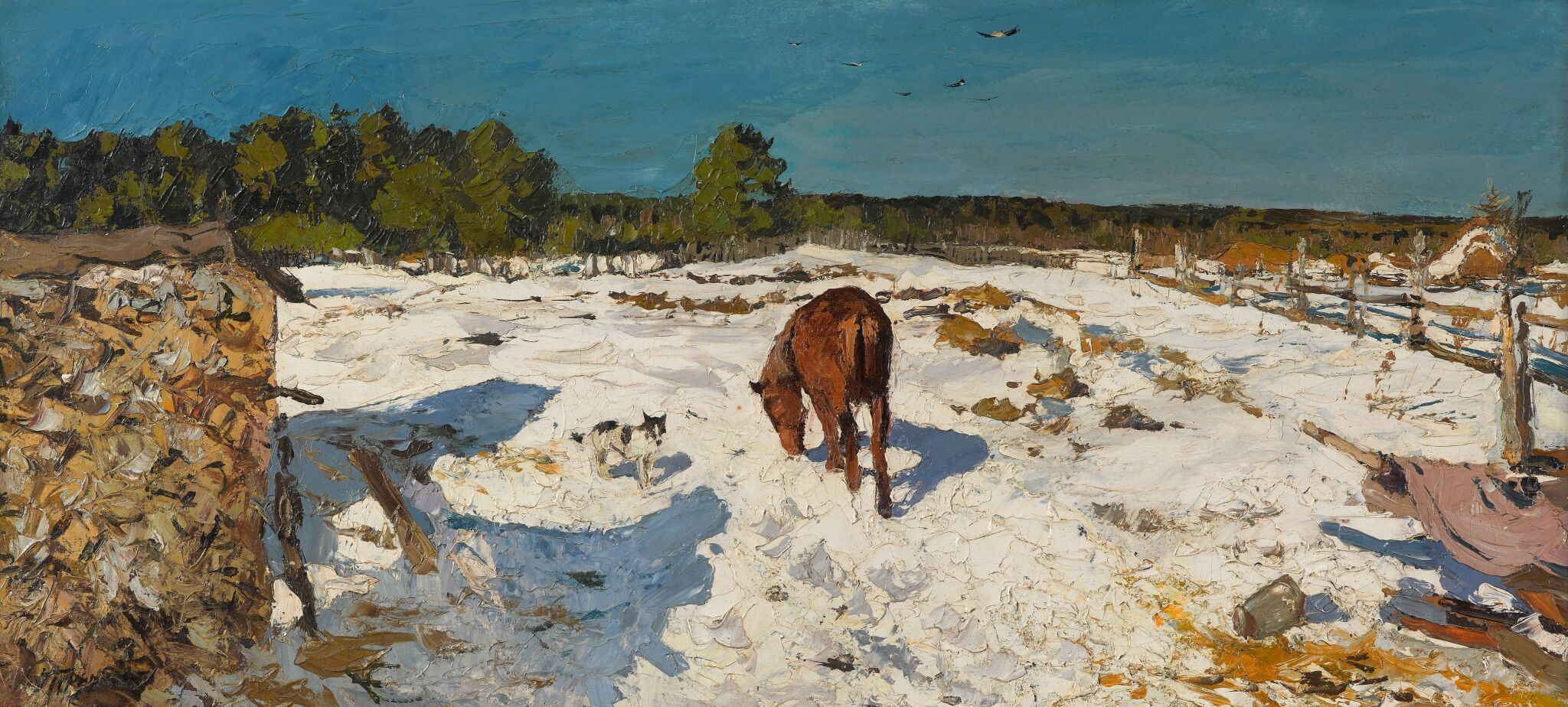 Зимой, Turzhanskiy Leonard, 1910s