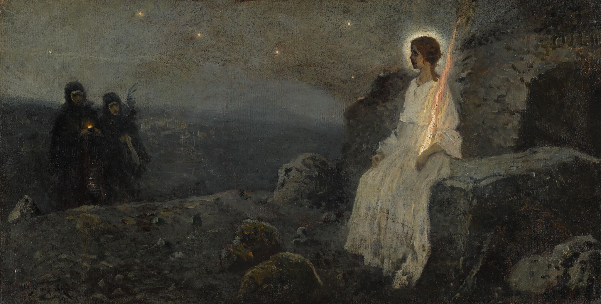 Жены-мироносицы, Mikhail Nesterov, 1889