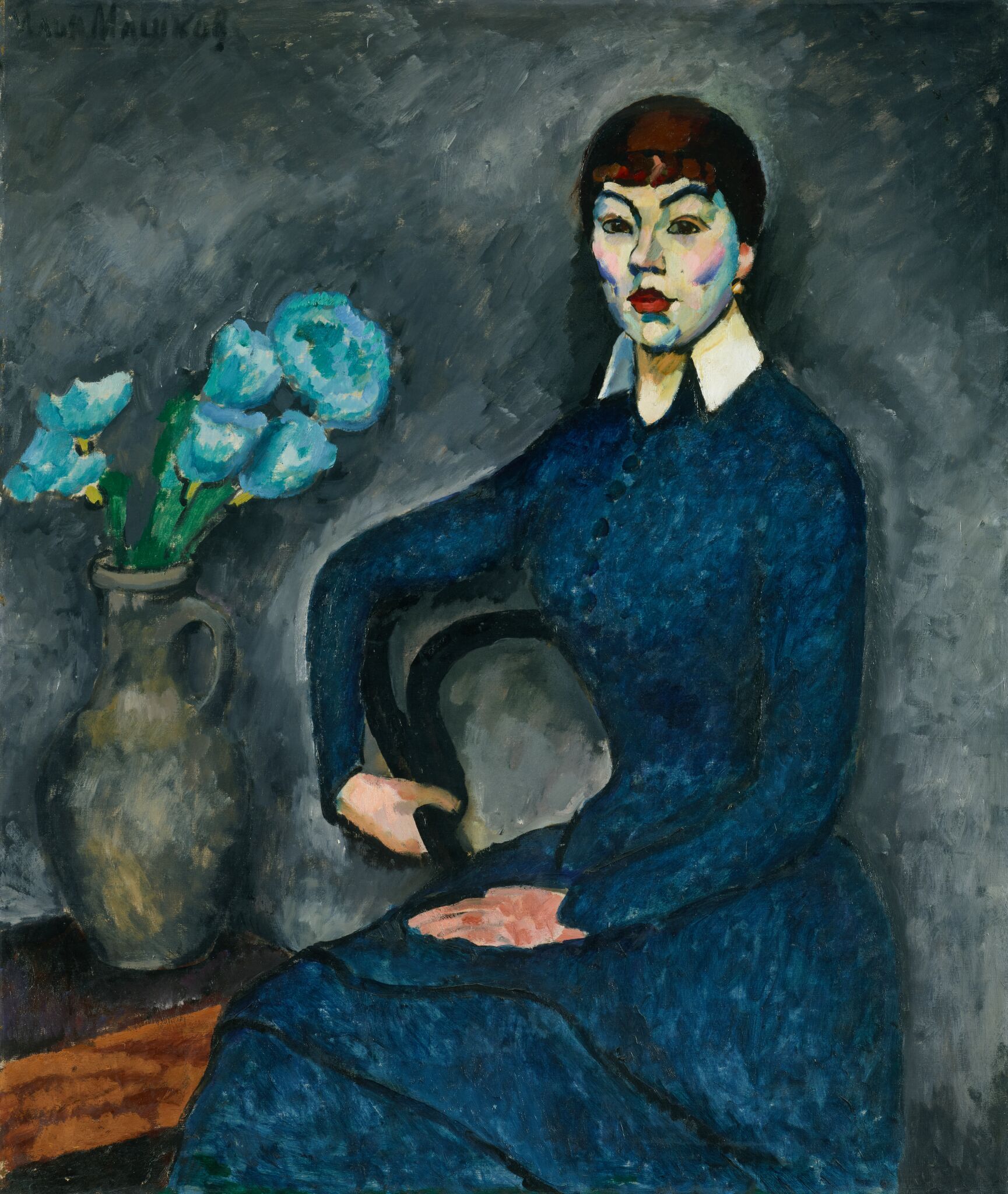 Портрет Н.М. Усовой, Ilya Mashkov, 1915