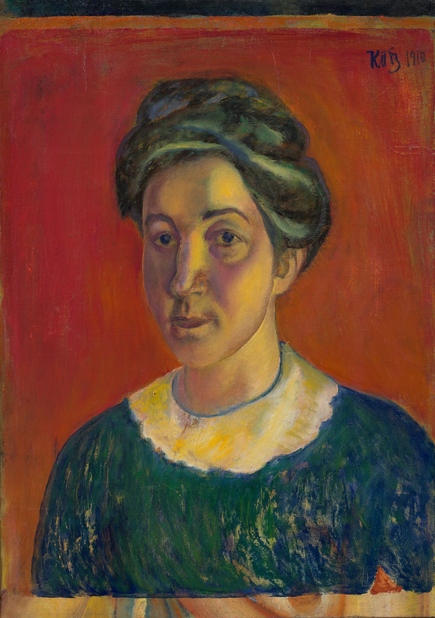 Портрет М.Ф. Петровой-Водкиной, Kuzma Petrov-Vodkin, 1910