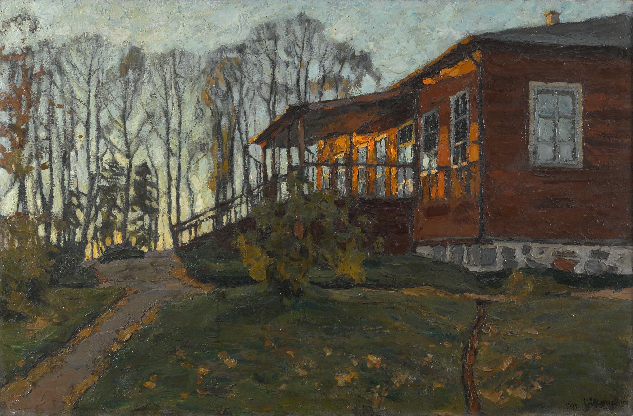 Осенний вечер, Stanisław Żukowski, 1905