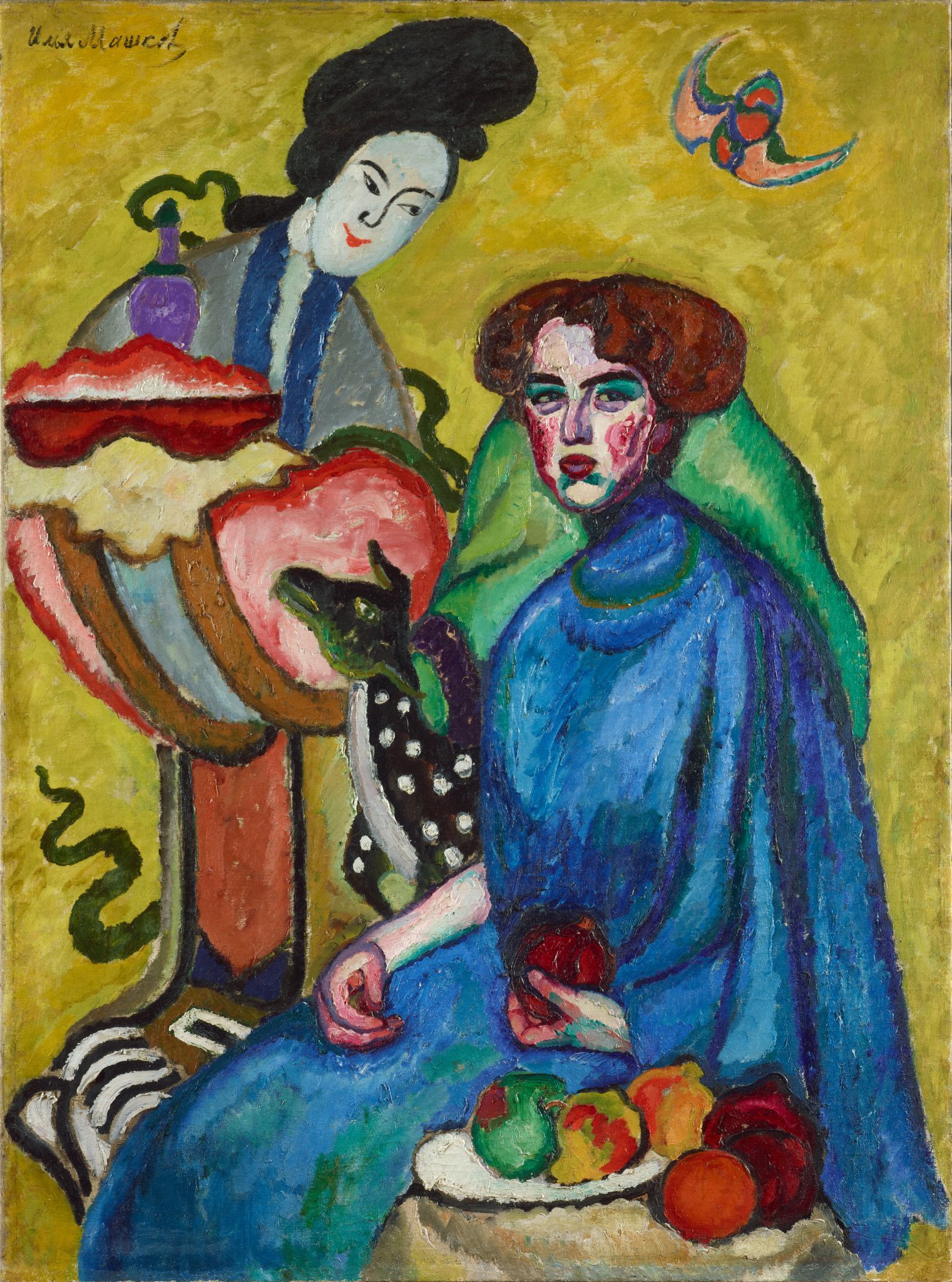 Портрет Е.И. Киркальди, Ilya Mashkov, 1910