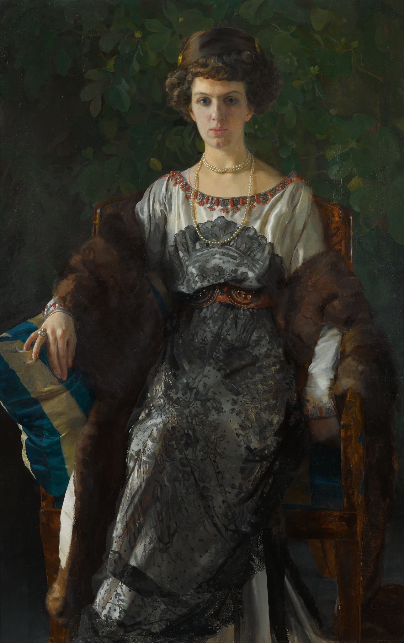 Портрет Е.П. Носовой, Konstantin Somov, 1911
