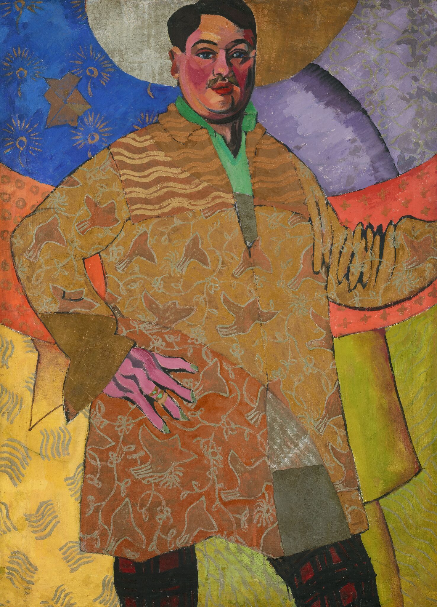 Автопортрет. «Le Grand Peintre», Aristarkh Lentulov, 1915