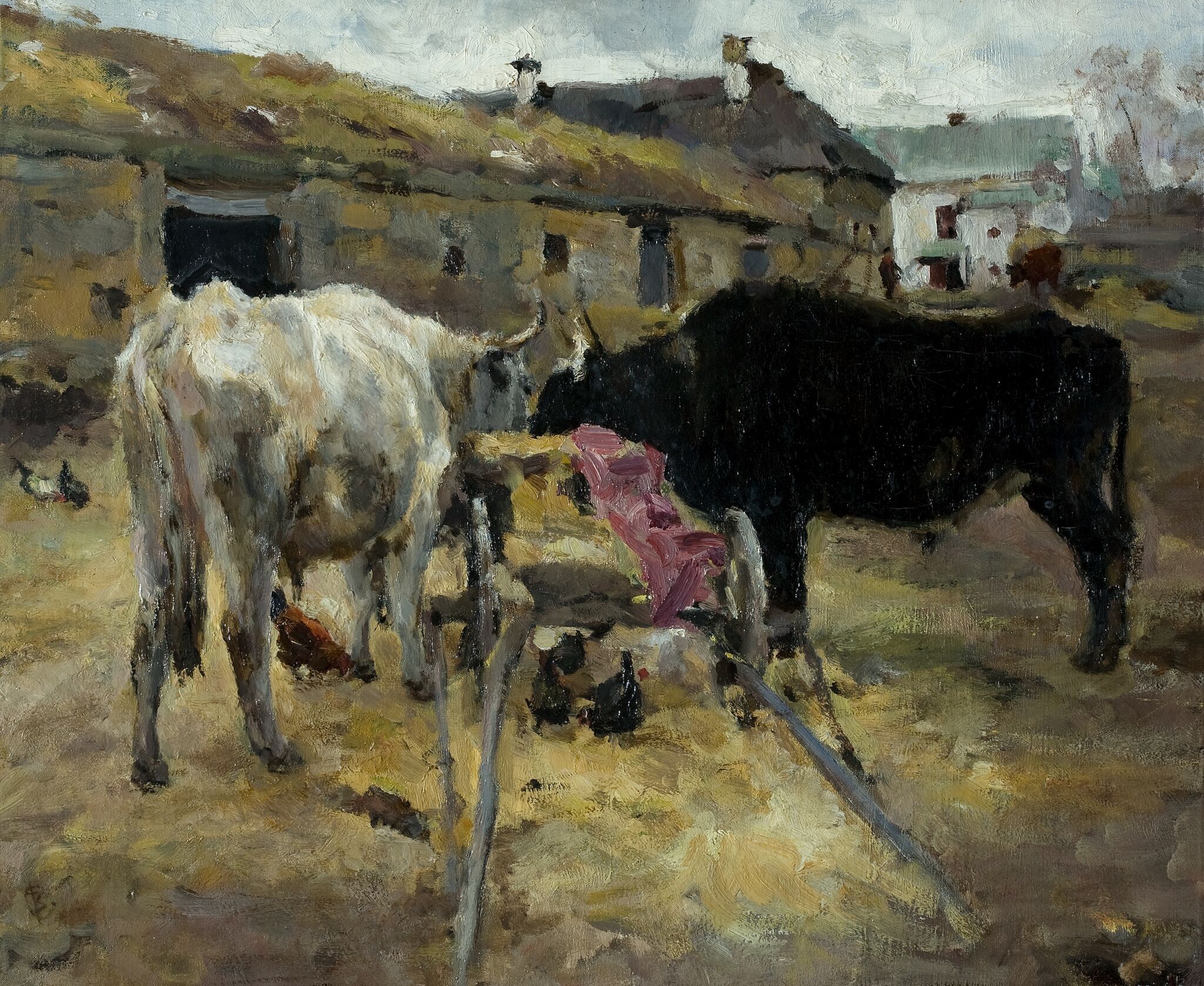 Волы, Valentin Serov, 1885