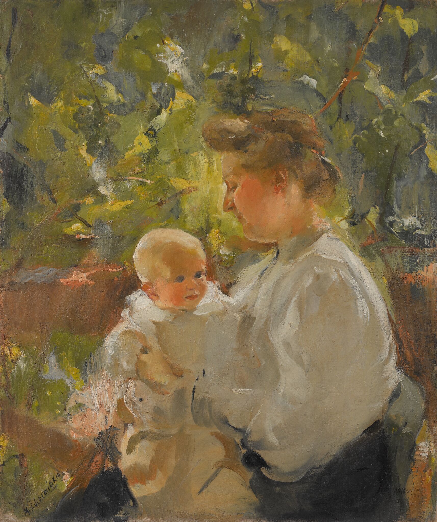 Мать и дитя, Mikhail Shemyakin, 1905