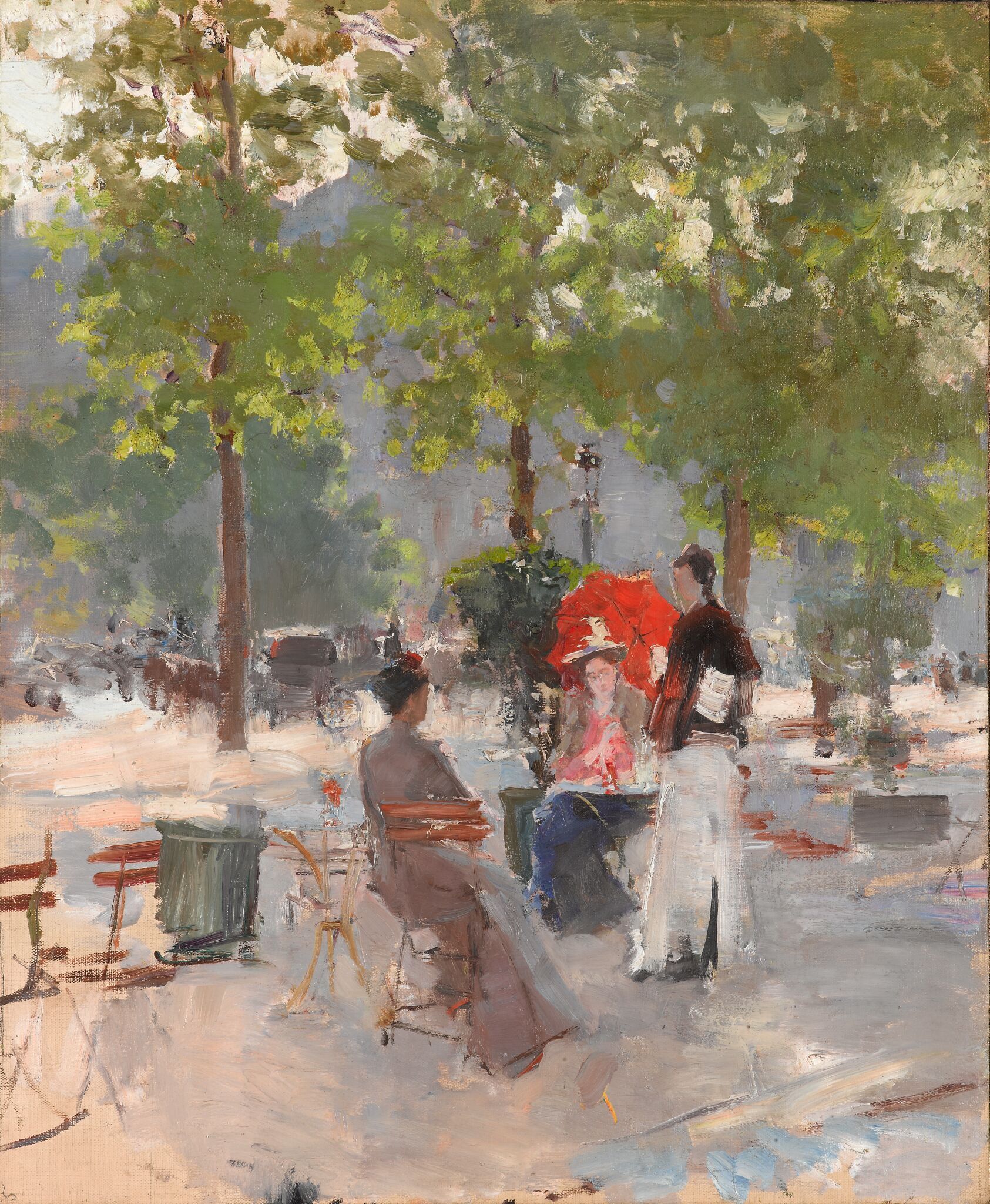 Парижское кафе, Konstantin Korovin, second half of the 1890s
