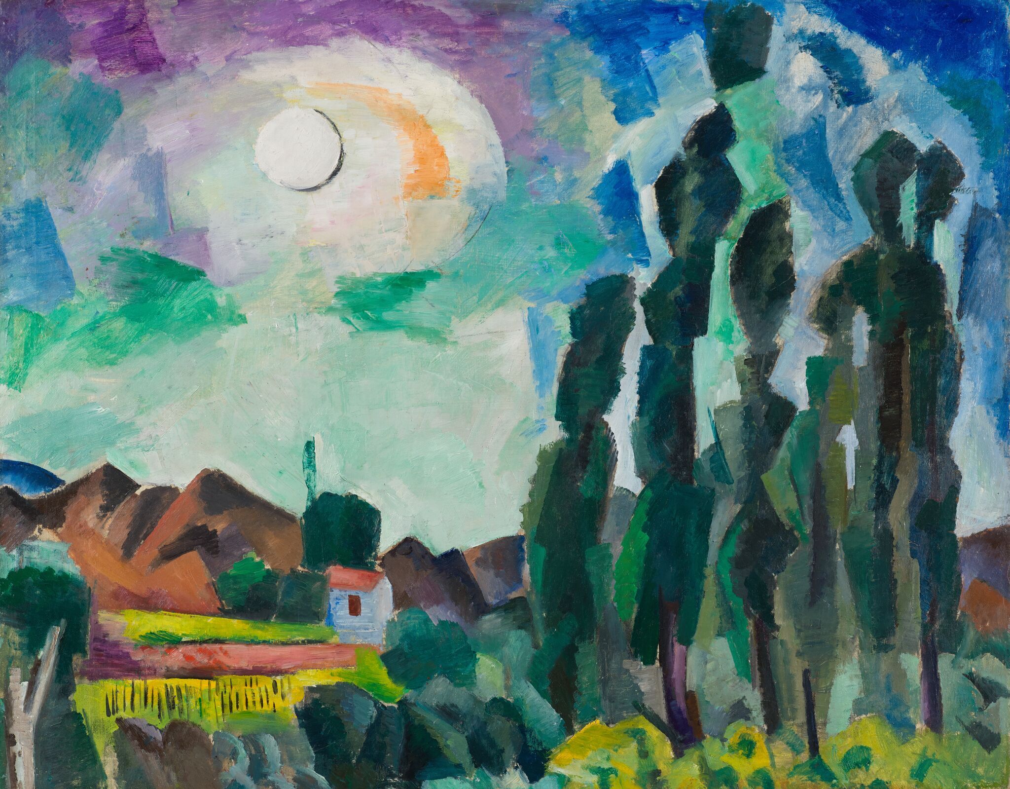 Солнце. Крым. Козы, Robert Falk, 1916