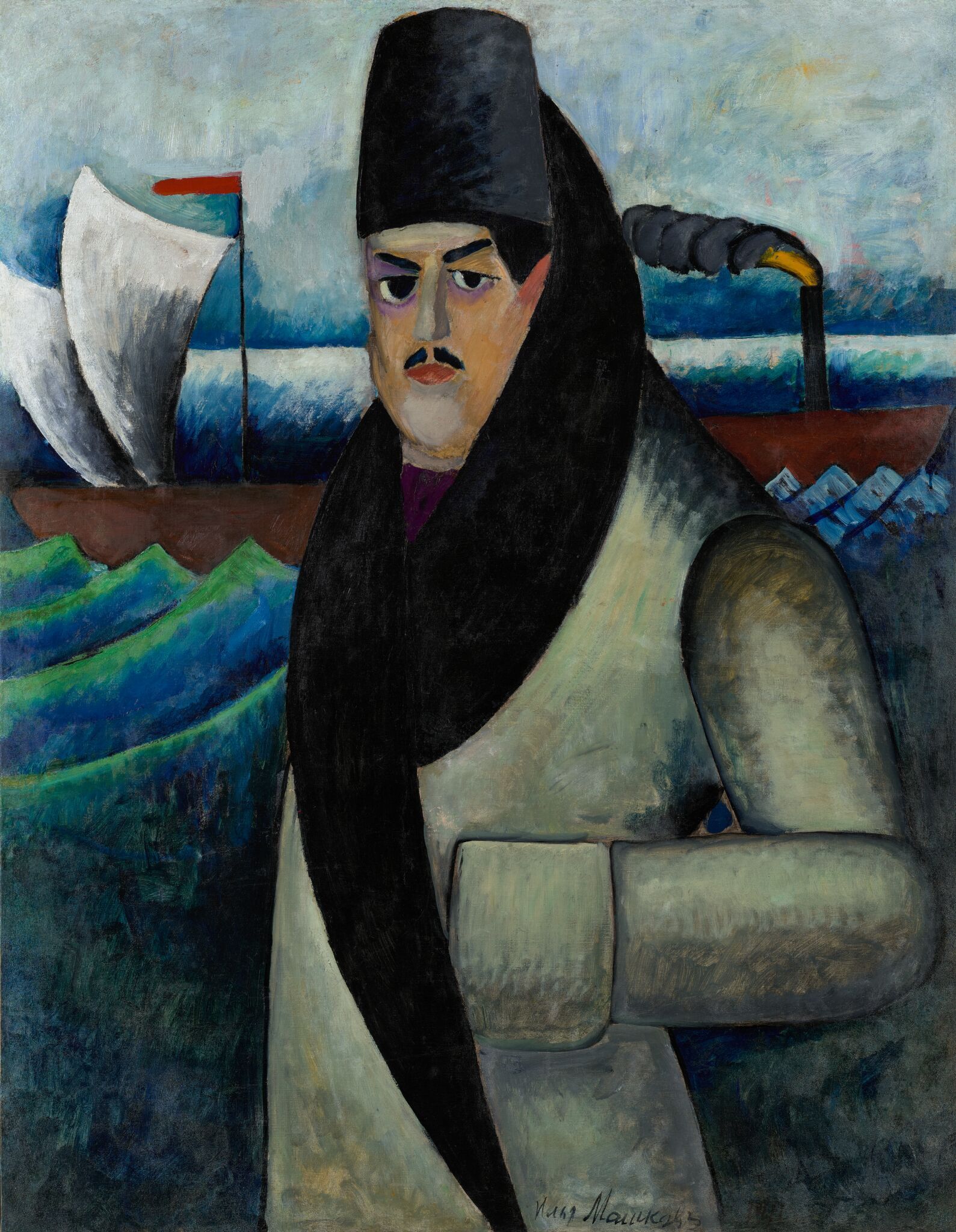 Автопортрет, Ilya Mashkov, 1911