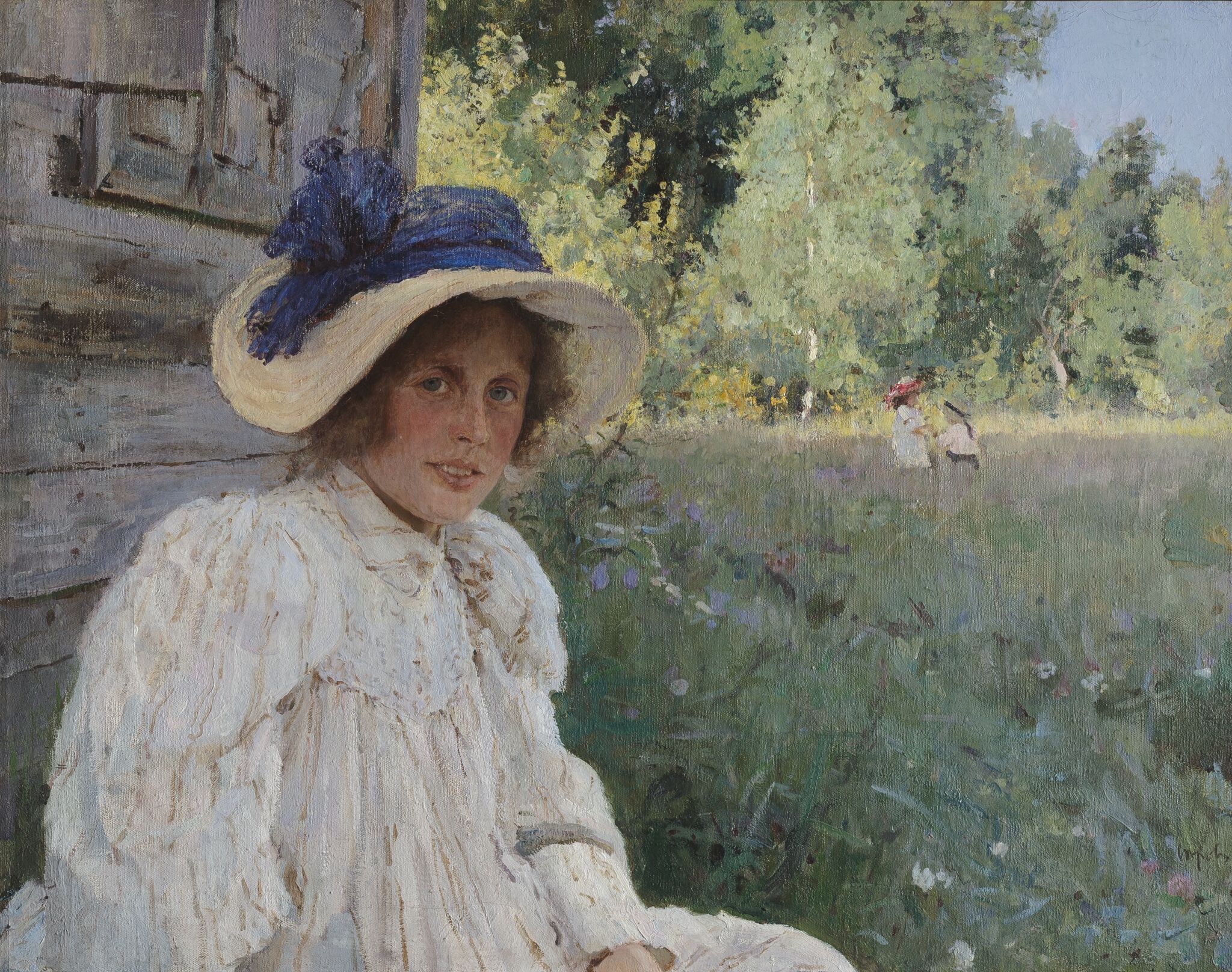 Летом, Valentin Serov, 1895
