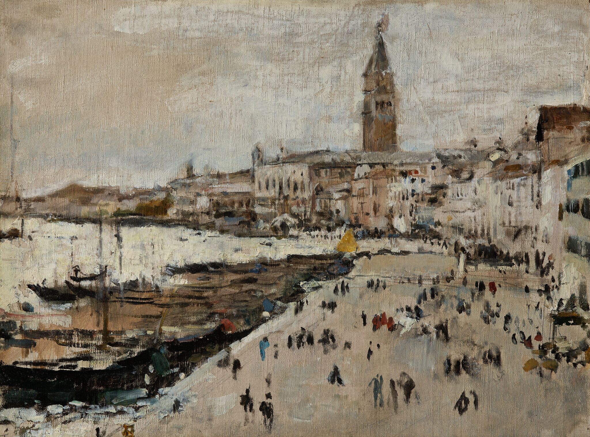 Набережная Скьявони в Венеции, Valentin Serov, 1887