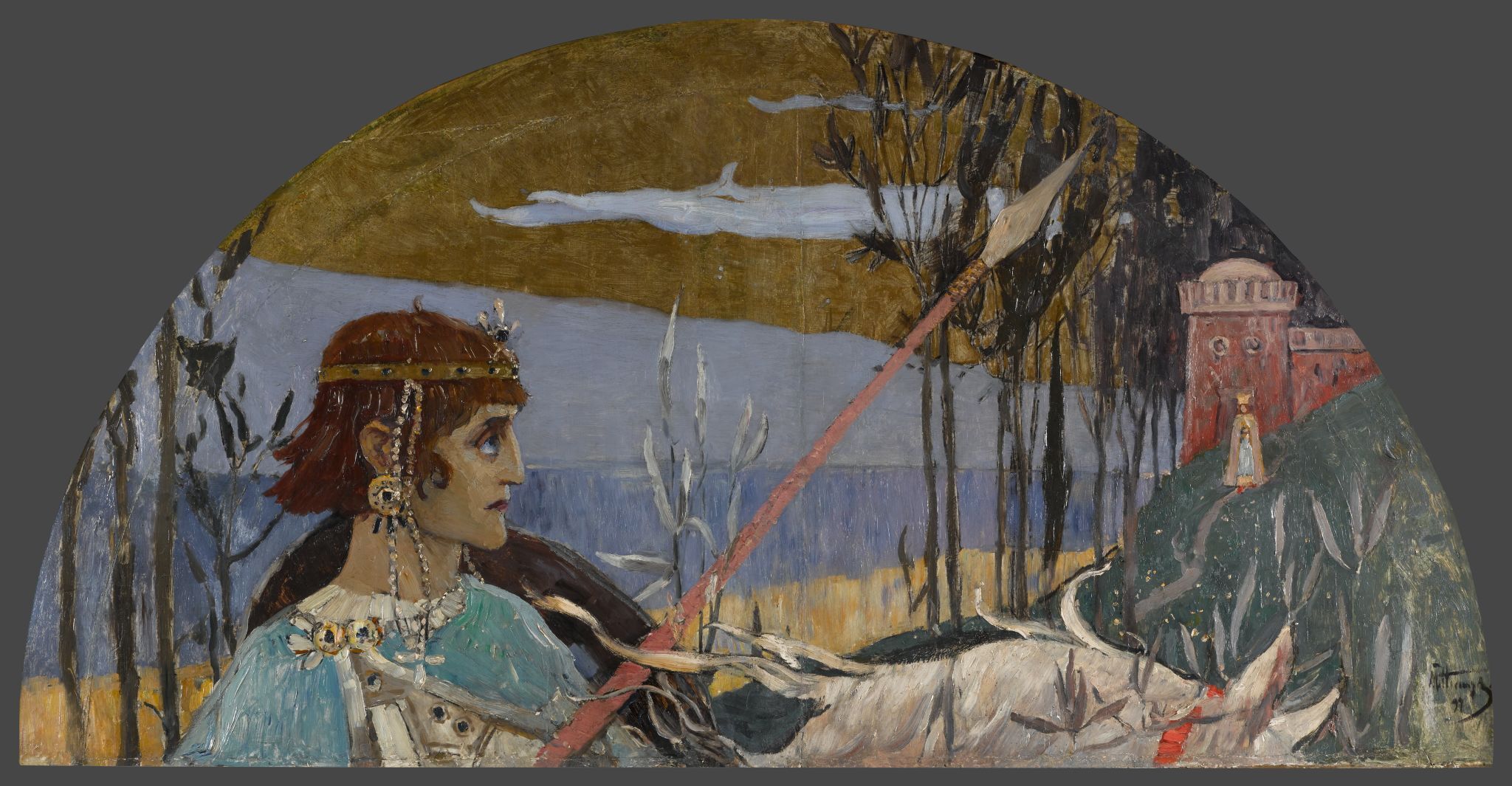 Рыцарь, Mikhail Nesterov, 1897