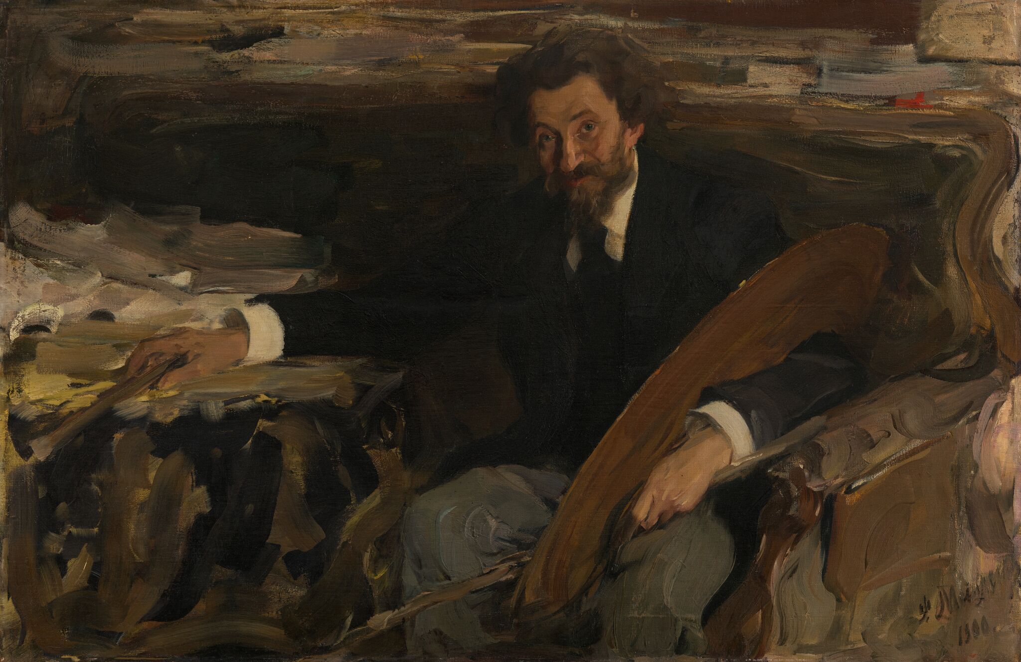 Портрет И.Е. Репина, Filipp Malyavin, 1900