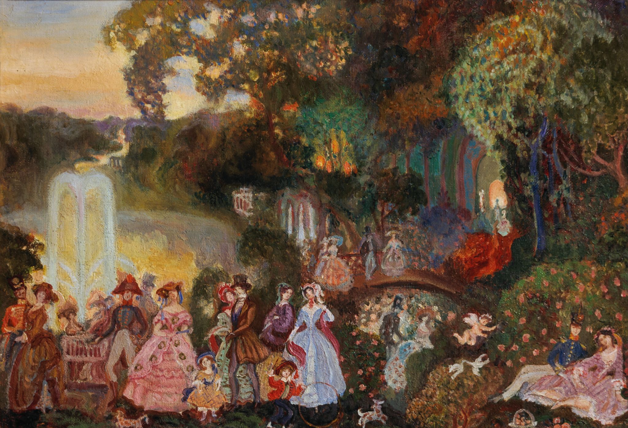 Гулянье, Sergei Soudeikine, 1906