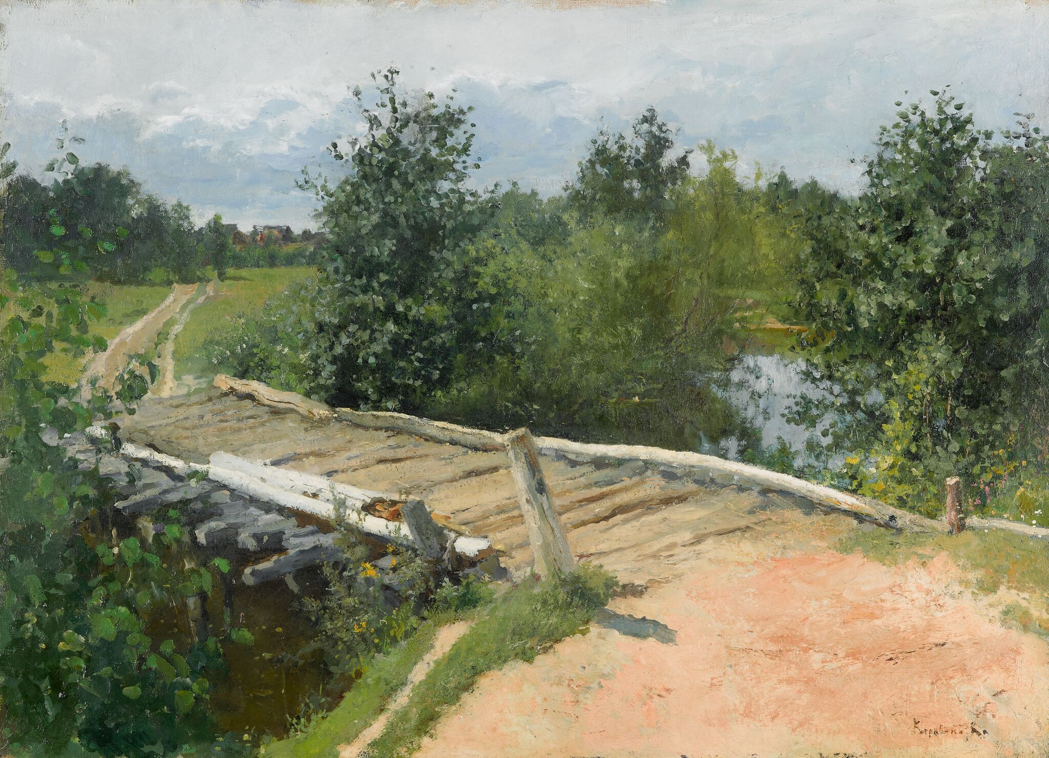 Мостик, Konstantin Korovin, 1891