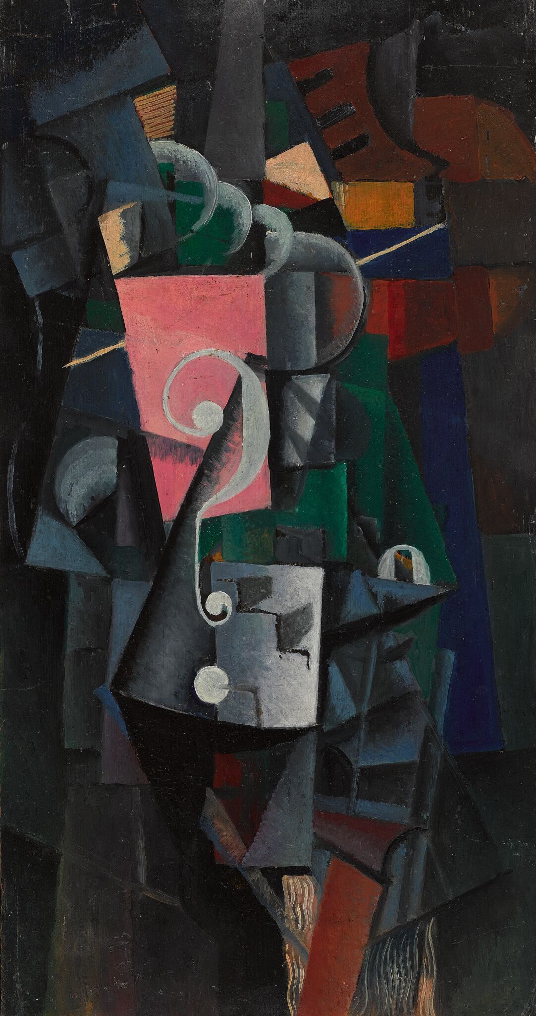 Станция без остановки. Кунцево, Kazimir Malevich, 1913-1914
