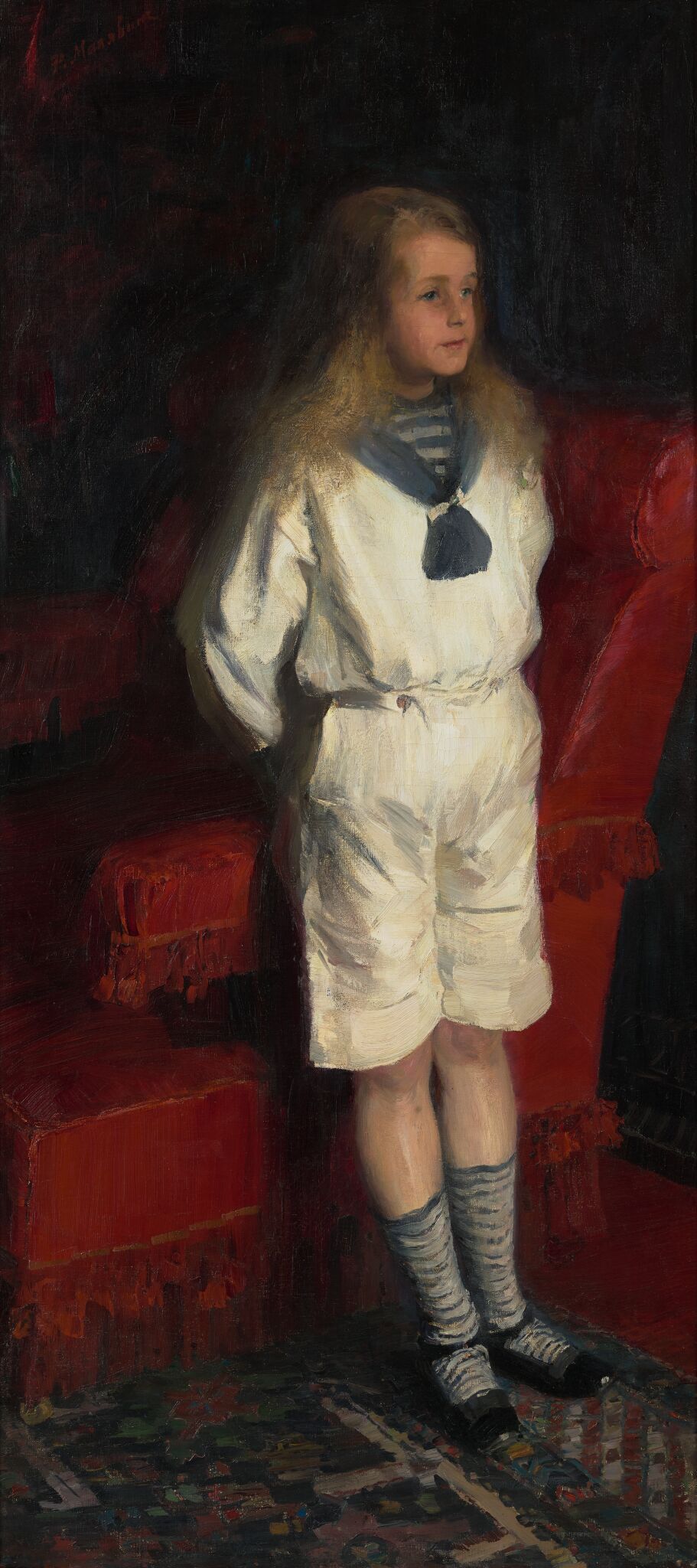 Портрет мальчика, Filipp Malyavin, 1890s