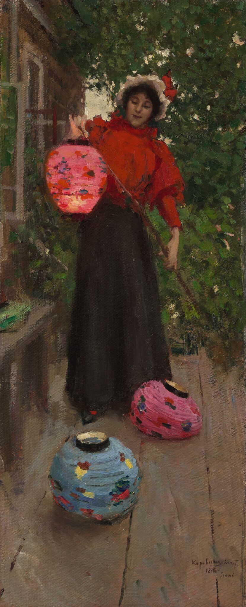 Бумажные фонари, Konstantin Korovin, 1896
