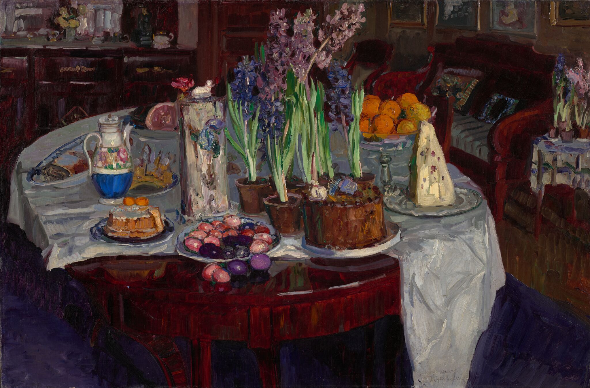 Пасхальный натюрморт, Stanisław Żukowski, 1915