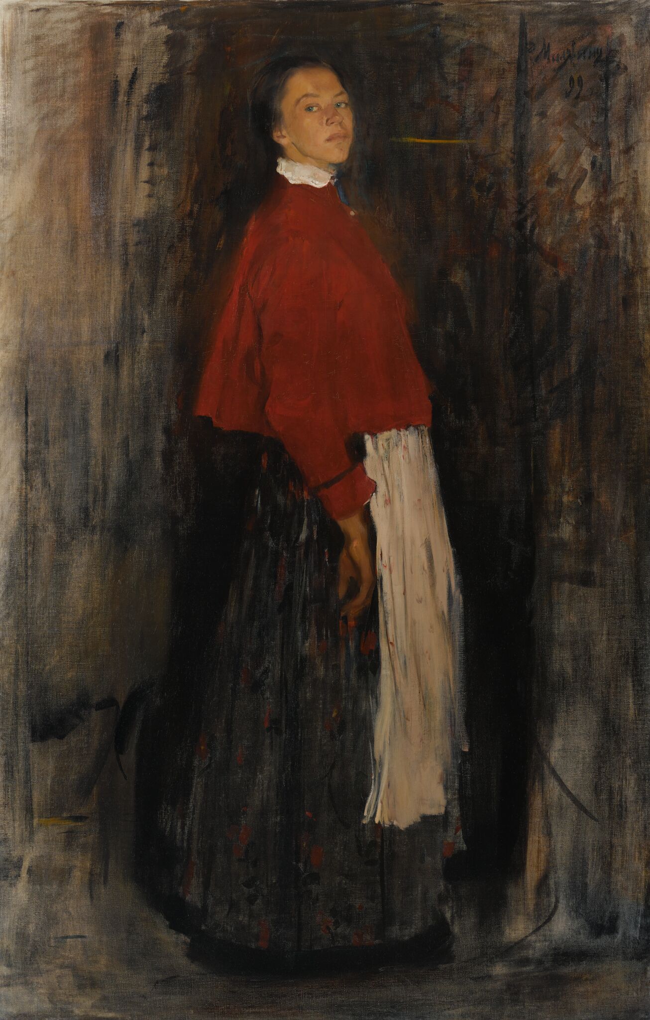 Крестьянская девушка, Filipp Malyavin, 1899