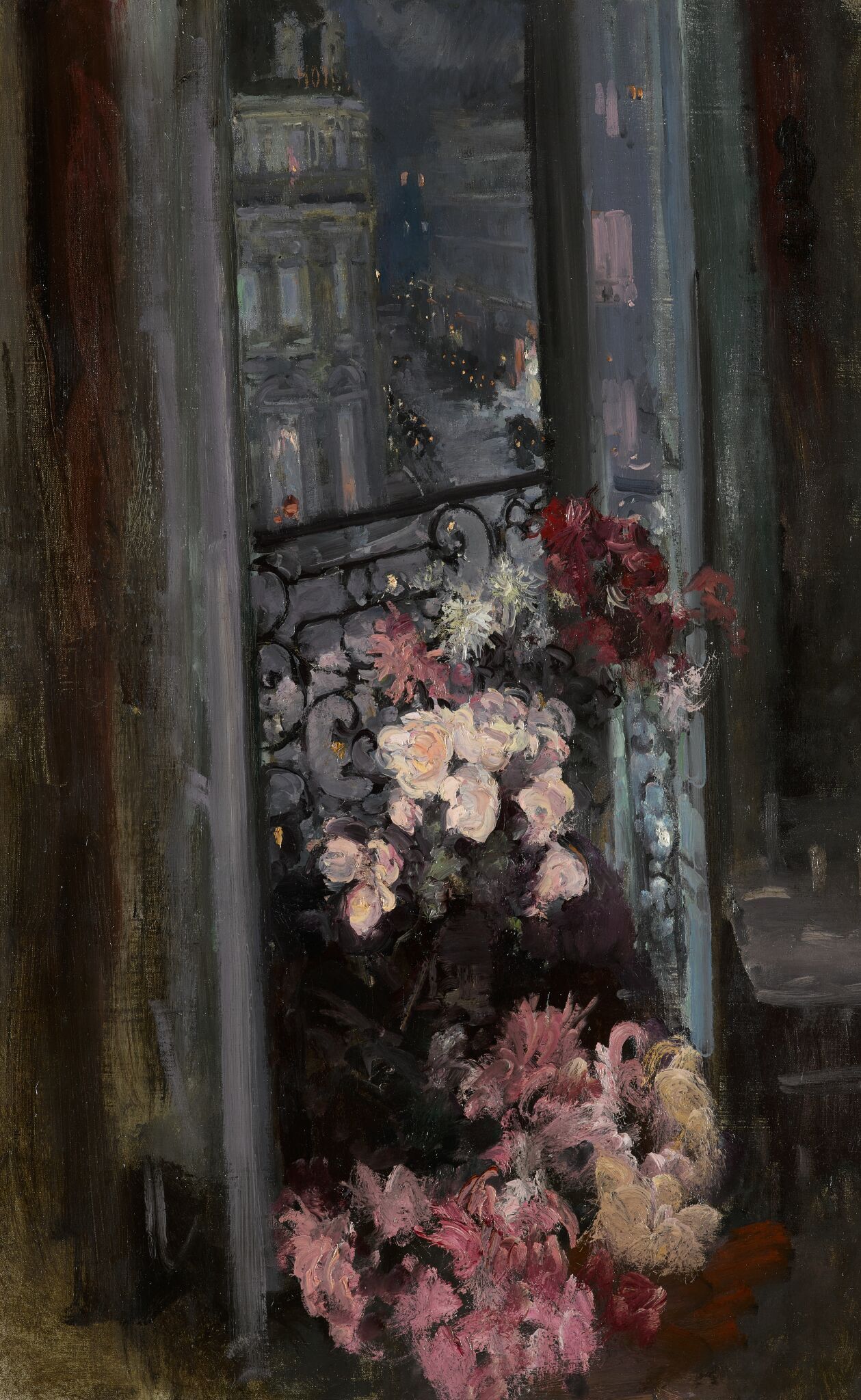 Терраса. Париж, Konstantin Korovin, 1908