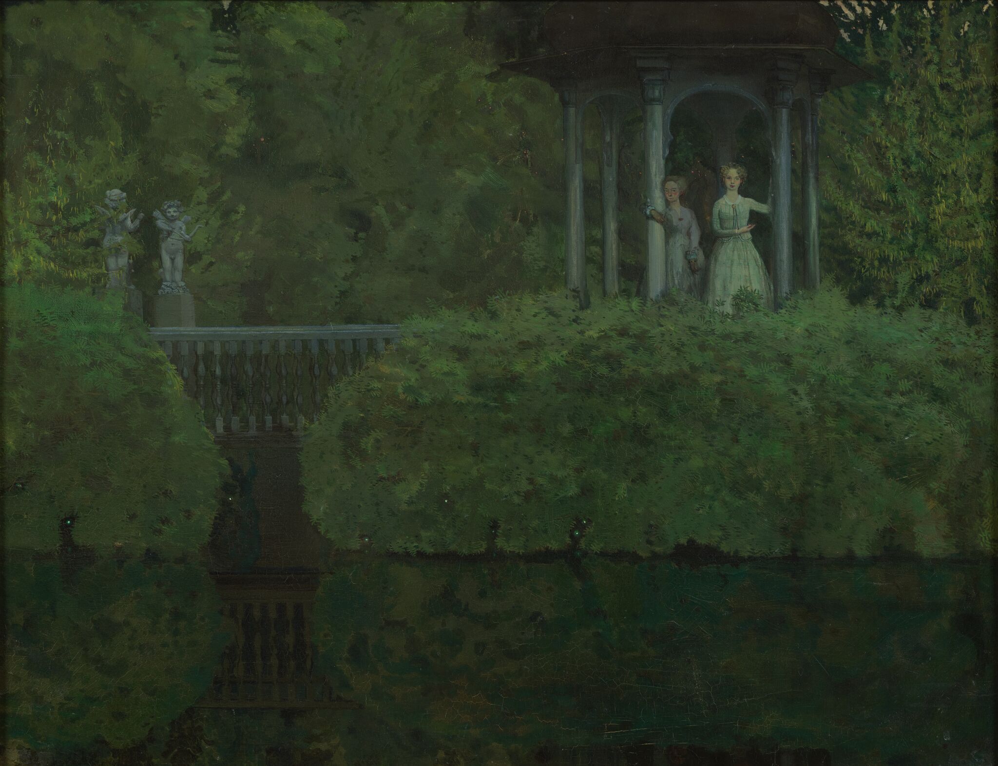 Остров любви, Konstantin Somov, 1900