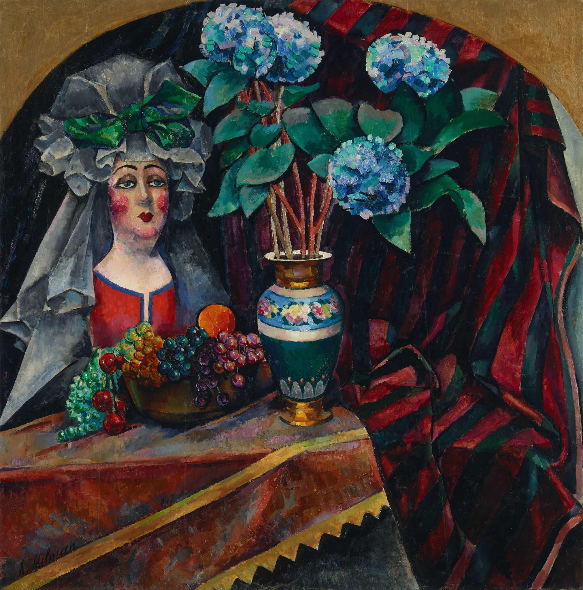 Натюрморт с куклой, Adolf Milman, 1916