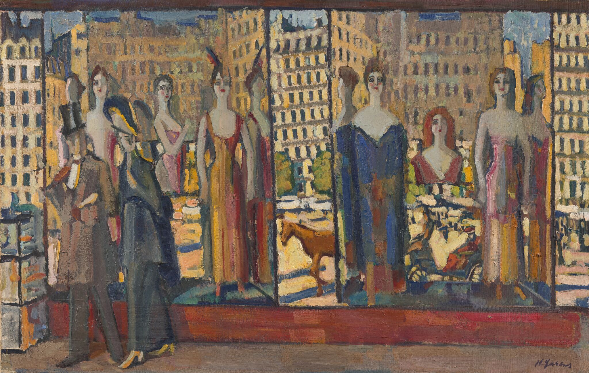 Парижская витрина, Nikolai Ulyanov, 1909-1911