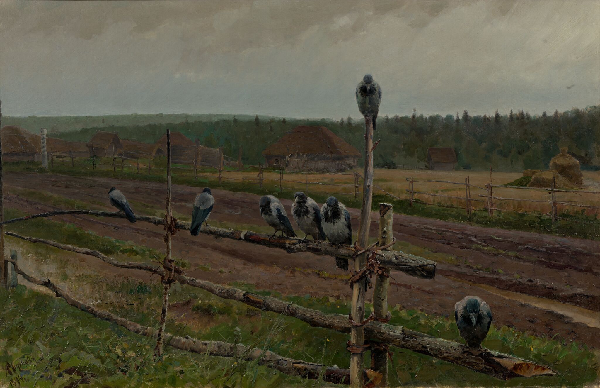Мокрые вороны, Aleksandr Chirkov, 1894
